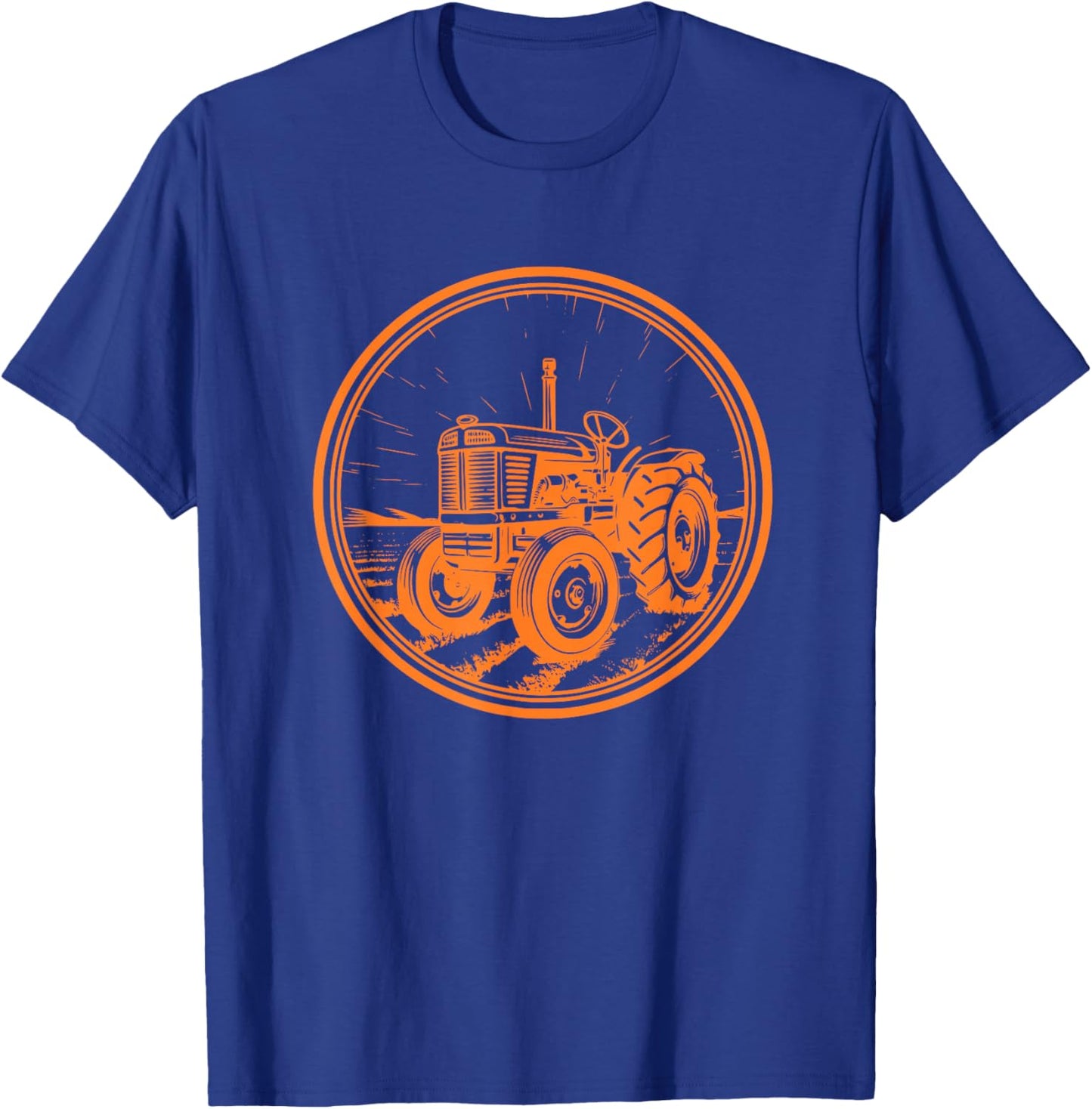 Vintage Alis Chalmers WD45 Tractor Farming Style product T-Shirt - T-Shirt | Royal