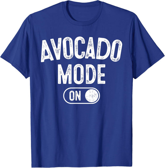 Avocado Mode On Costume Funny Vegetarian Gift Plant Lover T-Shirt - T-Shirt | Royal