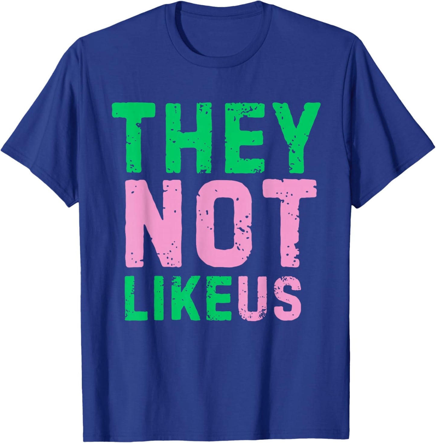 They Don't Like US Retro T-Shirt - T-Shirt | Royal