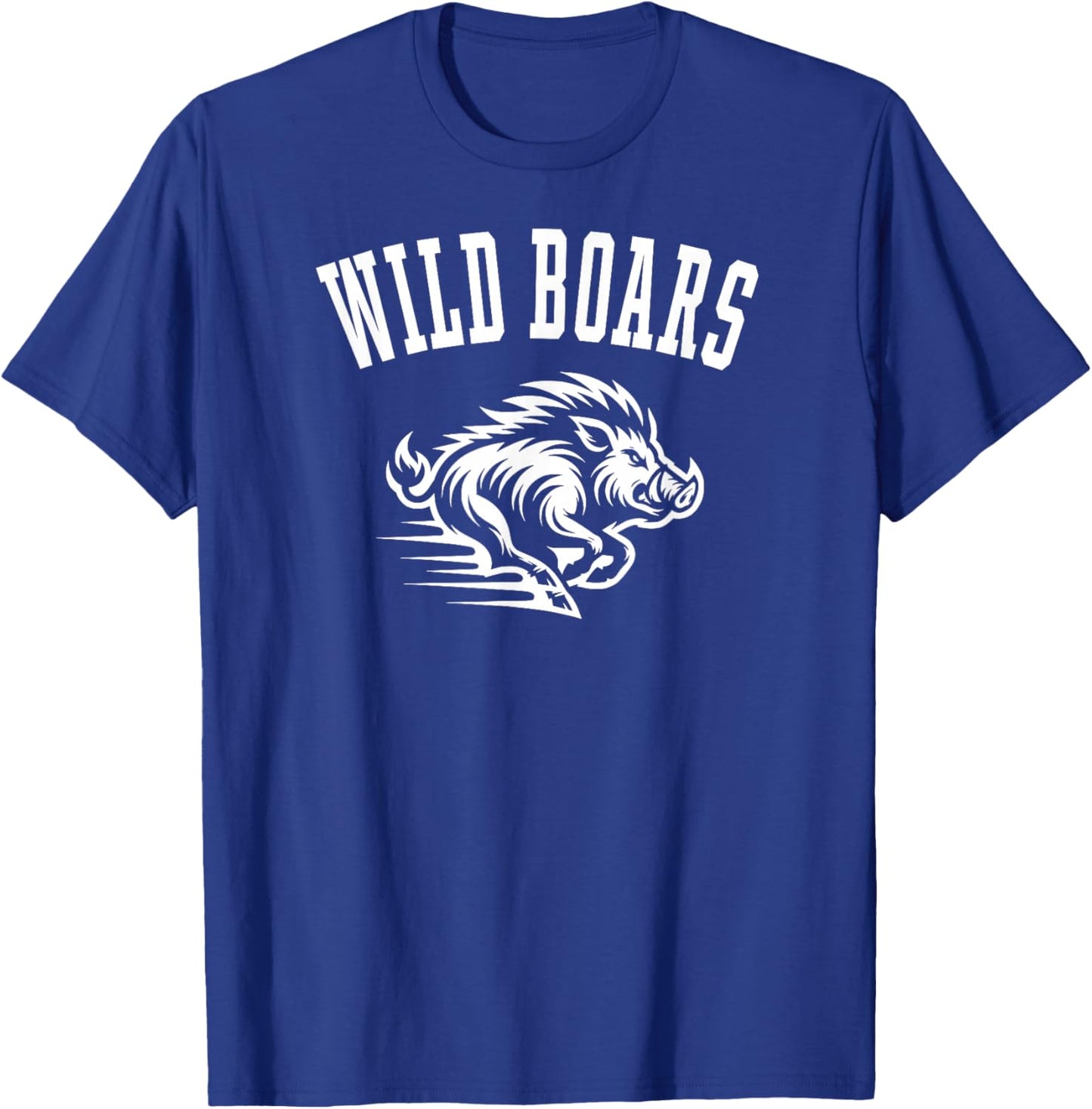 Wild Boars Mascot for Players and Fans T-Shirt - T-Shirt | Royal