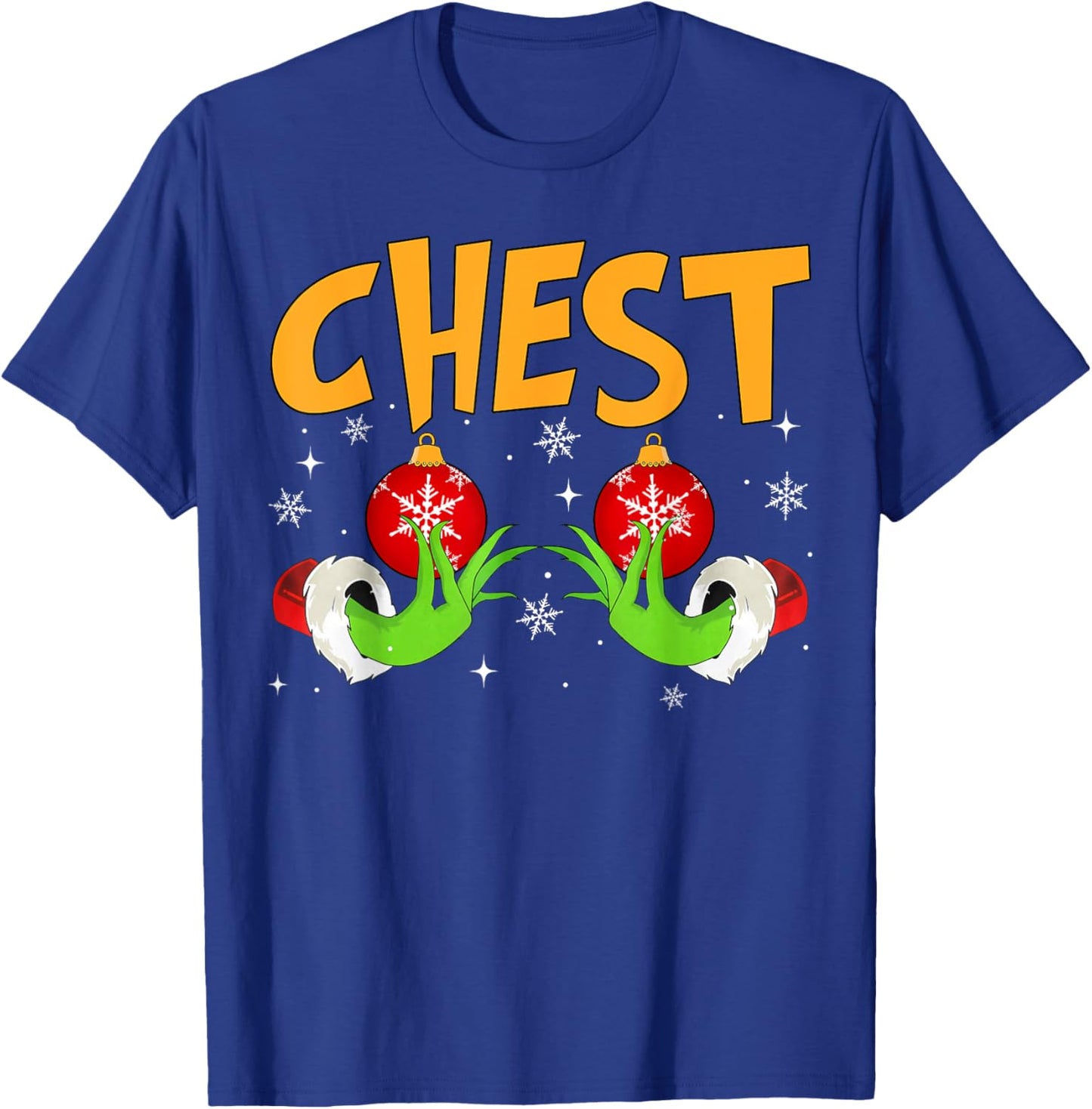 Chest Nuts Matching Chestnuts Christmas Snow Couples Women T-Shirt - T-Shirt | Royal
