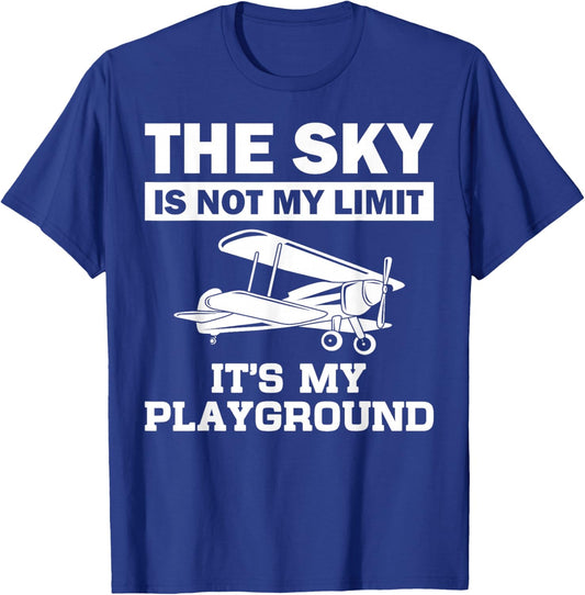 Funny Pilot Design Women Aviation Airplane Pilot T-Shirt - T-Shirt | Royal