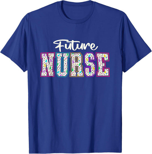 Future Nurse Funny Nursing Student Nurse School In Progress T-Shirt - T-Shirt | Royal