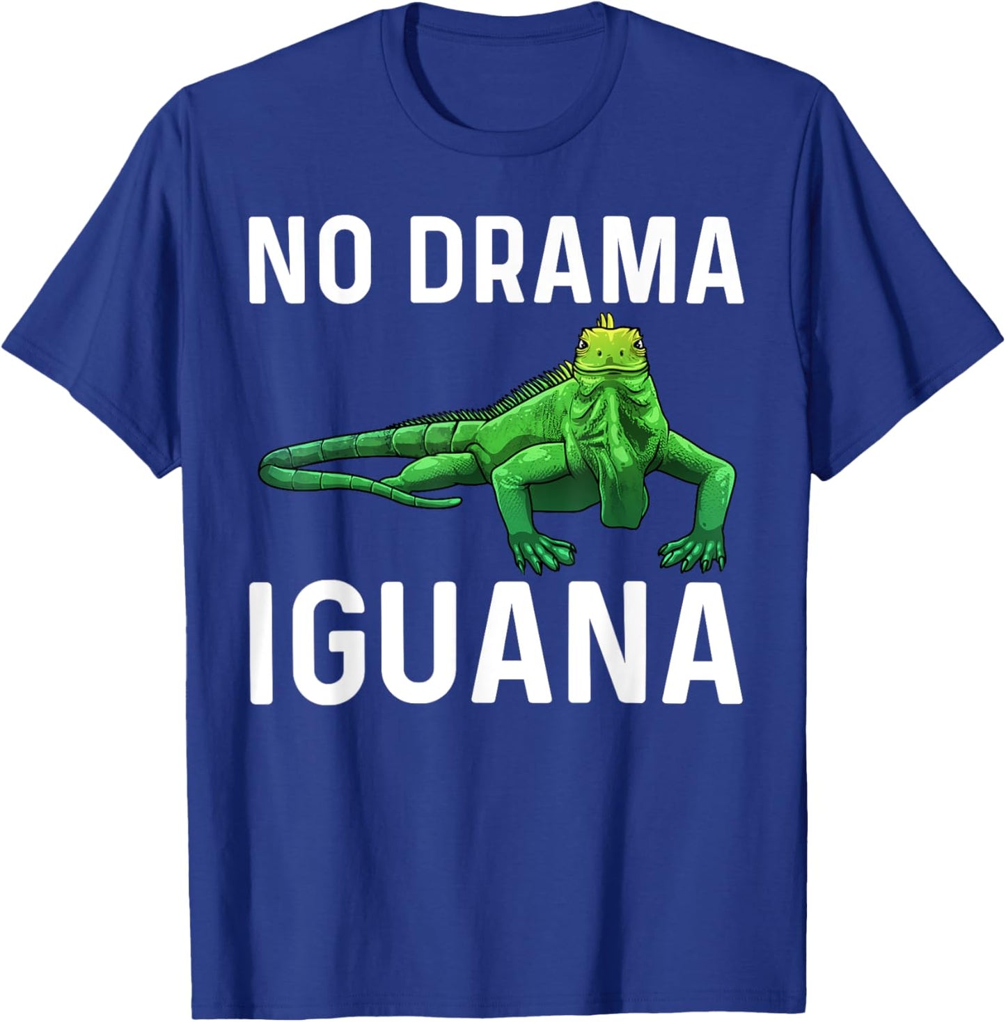 Funny Iguana Art Women Lizard Reptile Iguana Lover T-Shirt - T-Shirt | Royal
