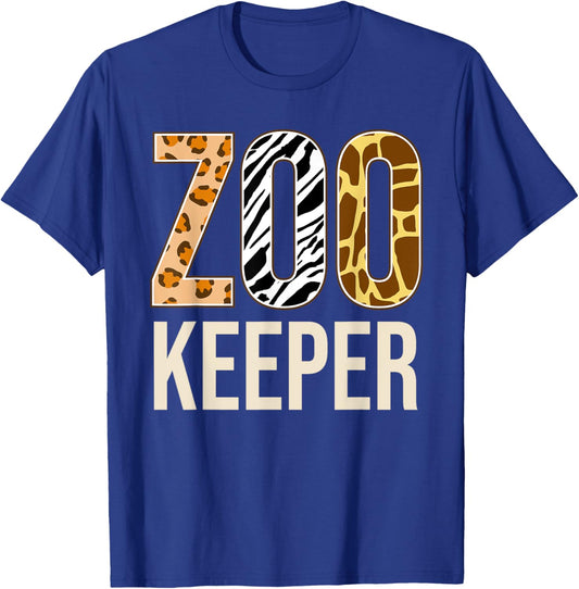 Zookeeper Animals Zoo Wildlife Safari Halloween Costume T-Shirt - T-Shirt | Royal