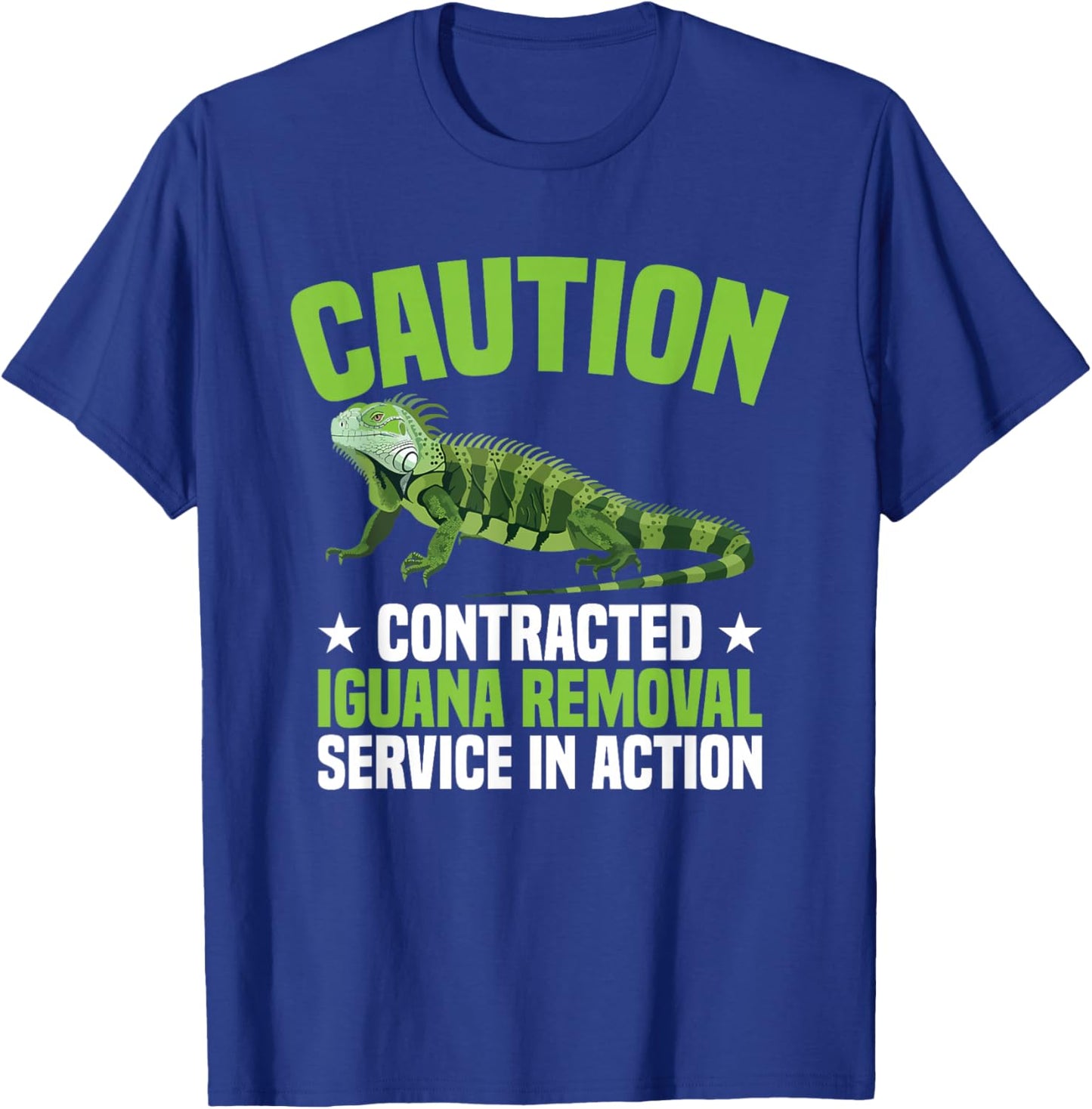 Lizard Hunting Specialist ControlTech Iguana Hunting T-Shirt - T-Shirt | Royal