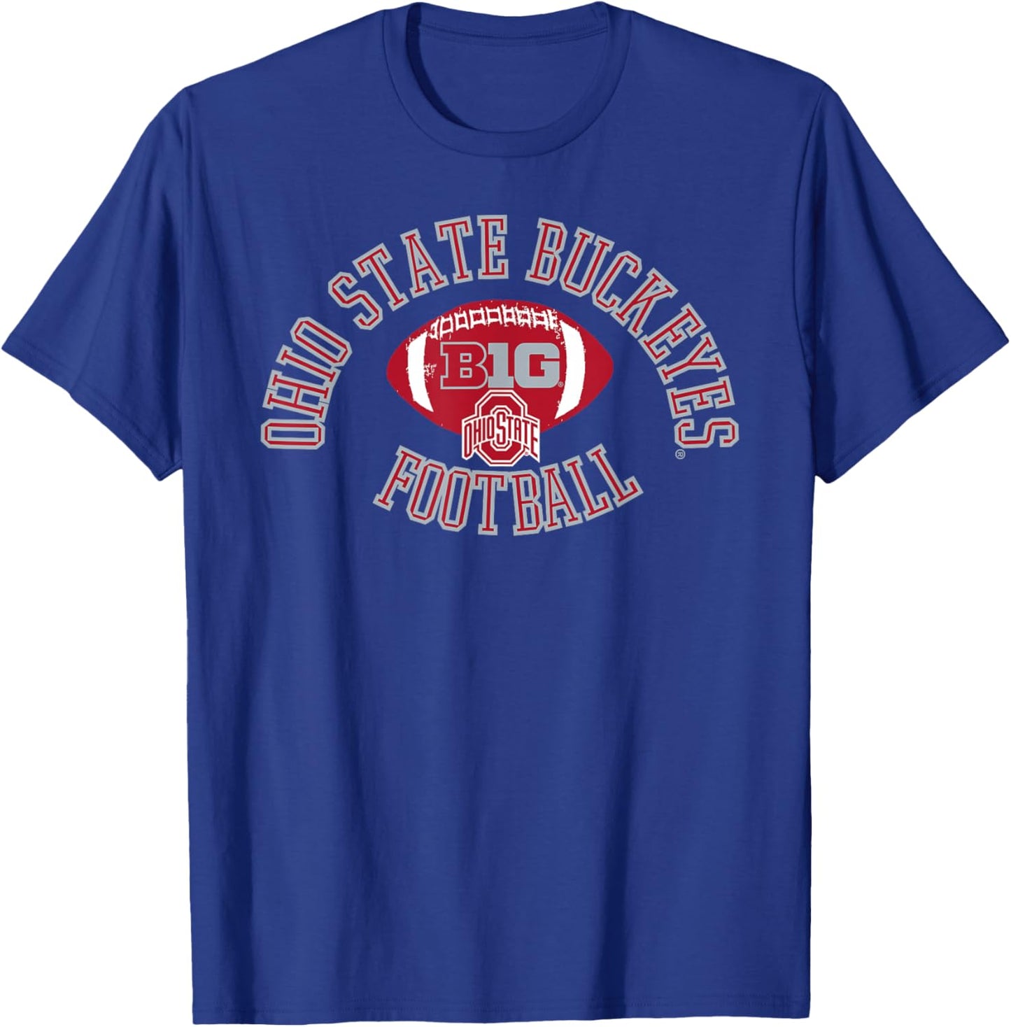 Ohio State Buckeyes Big 10 Football Huddle T-Shirt - T-Shirt | Royal