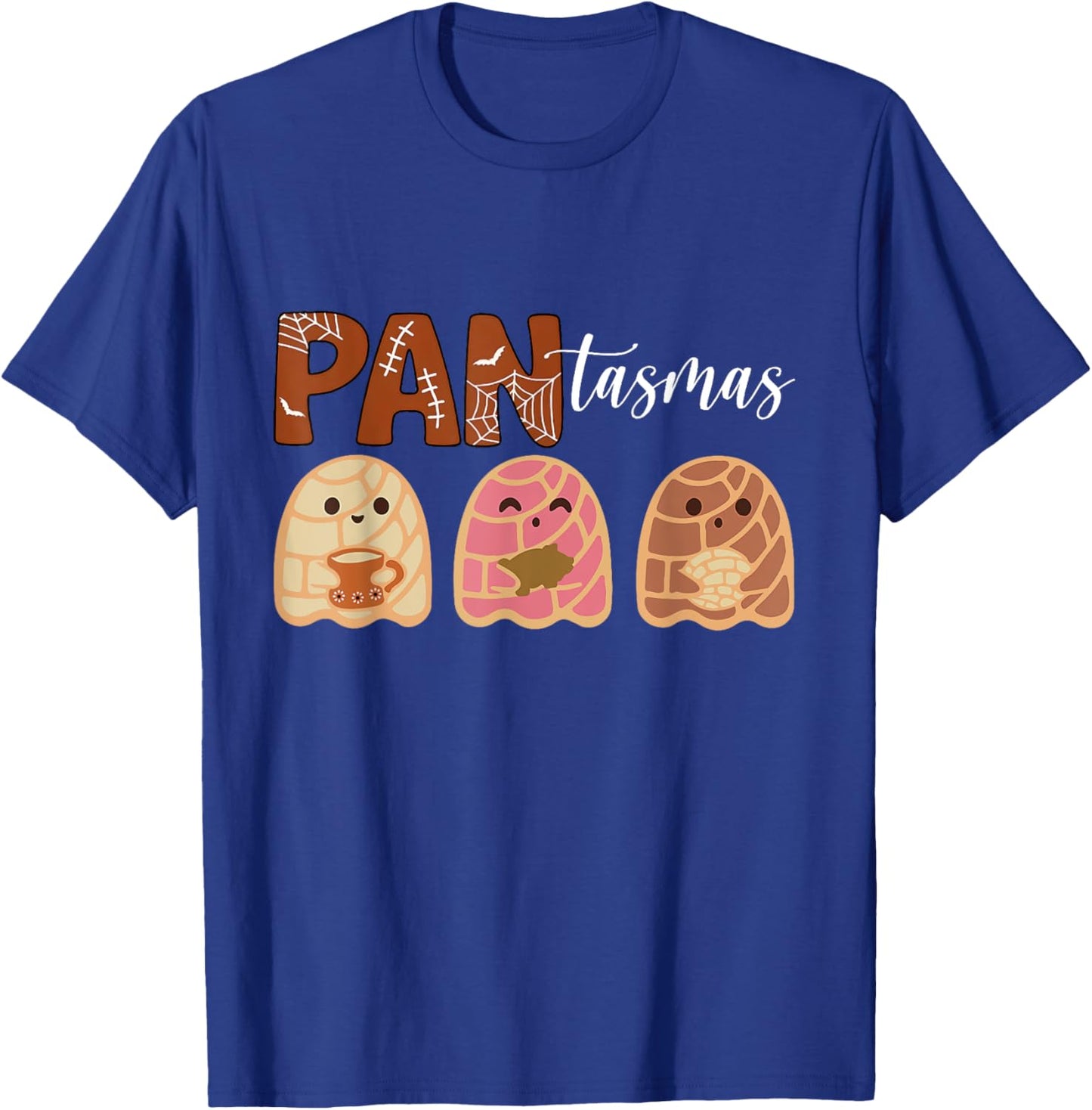 Funny Pantasmas Ghost Funny Spooky Conchas Mexican Ghost T-Shirt - T-Shirt | Royal