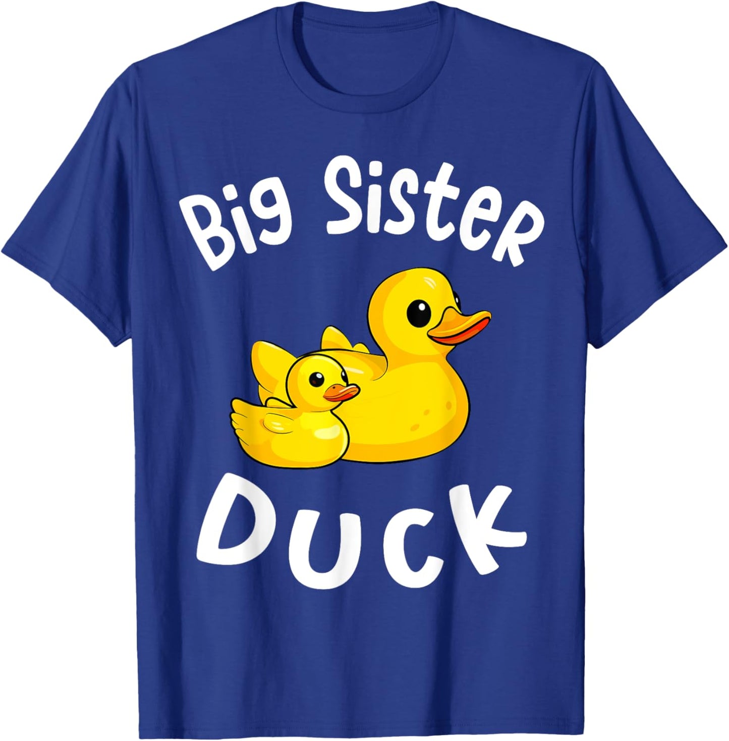 Big Sister Duck Birthday Rubber Duck Kids Family Matching T-Shirt - T-Shirt | Royal