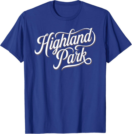 Highland Park NELA Northeast Los Angeles HLP York Figueroa T-Shirt - T-Shirt | Royal