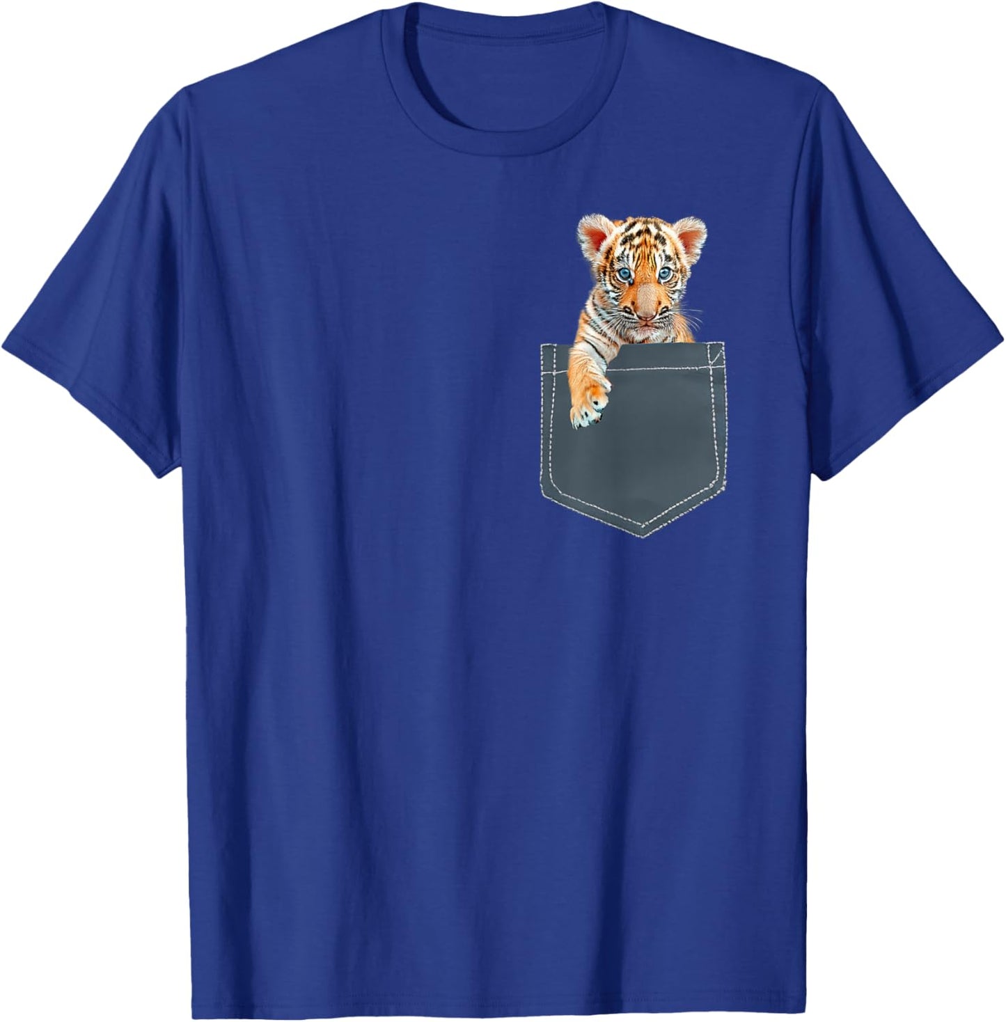 Tiger Shirt - Tiger Cub in Pocket Shirt , Women, Kids T-Shirt - T-Shirt | Royal