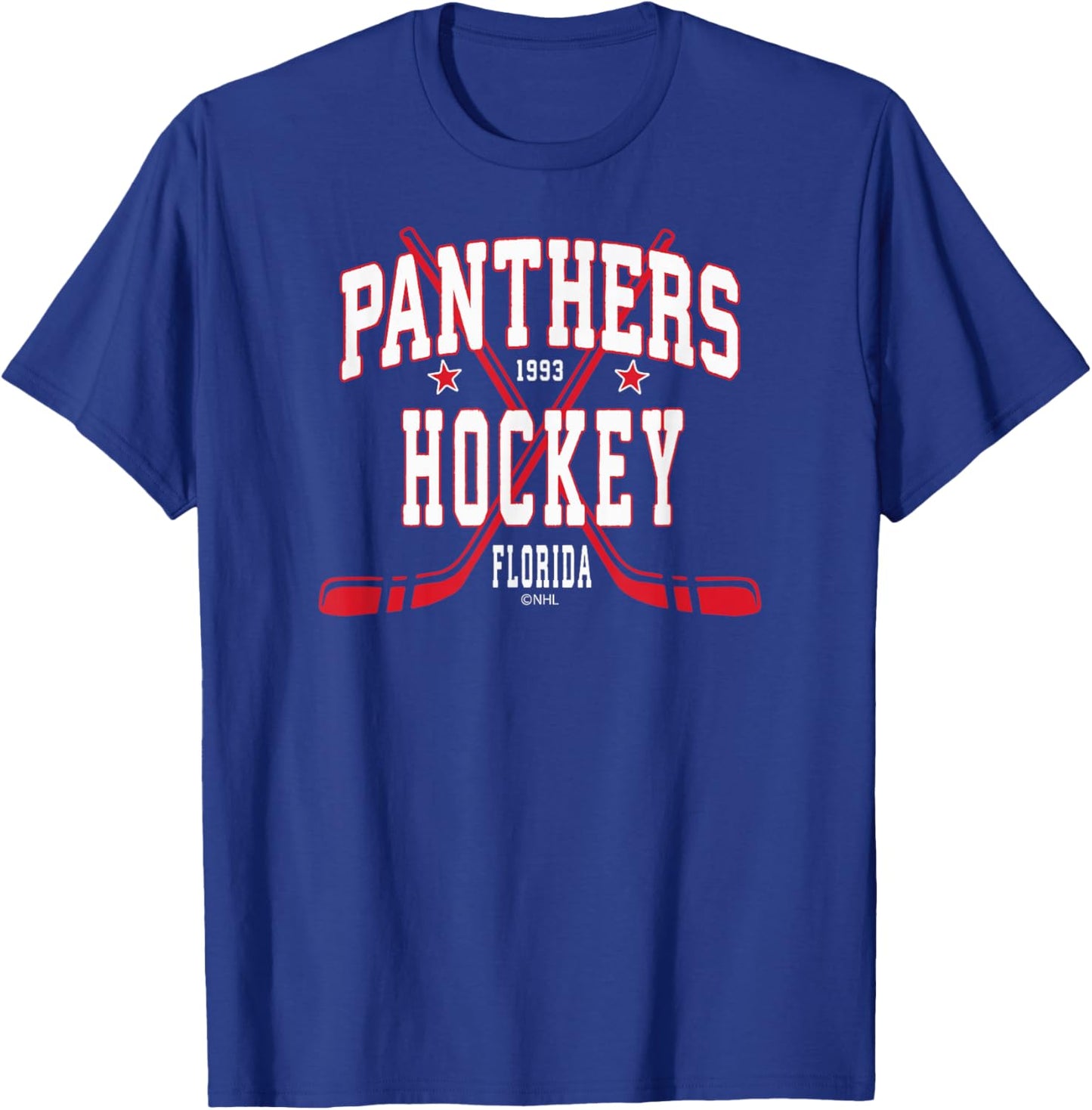 Florida Panthers Stars Officially Licensed T-Shirt - T-Shirt | Royal