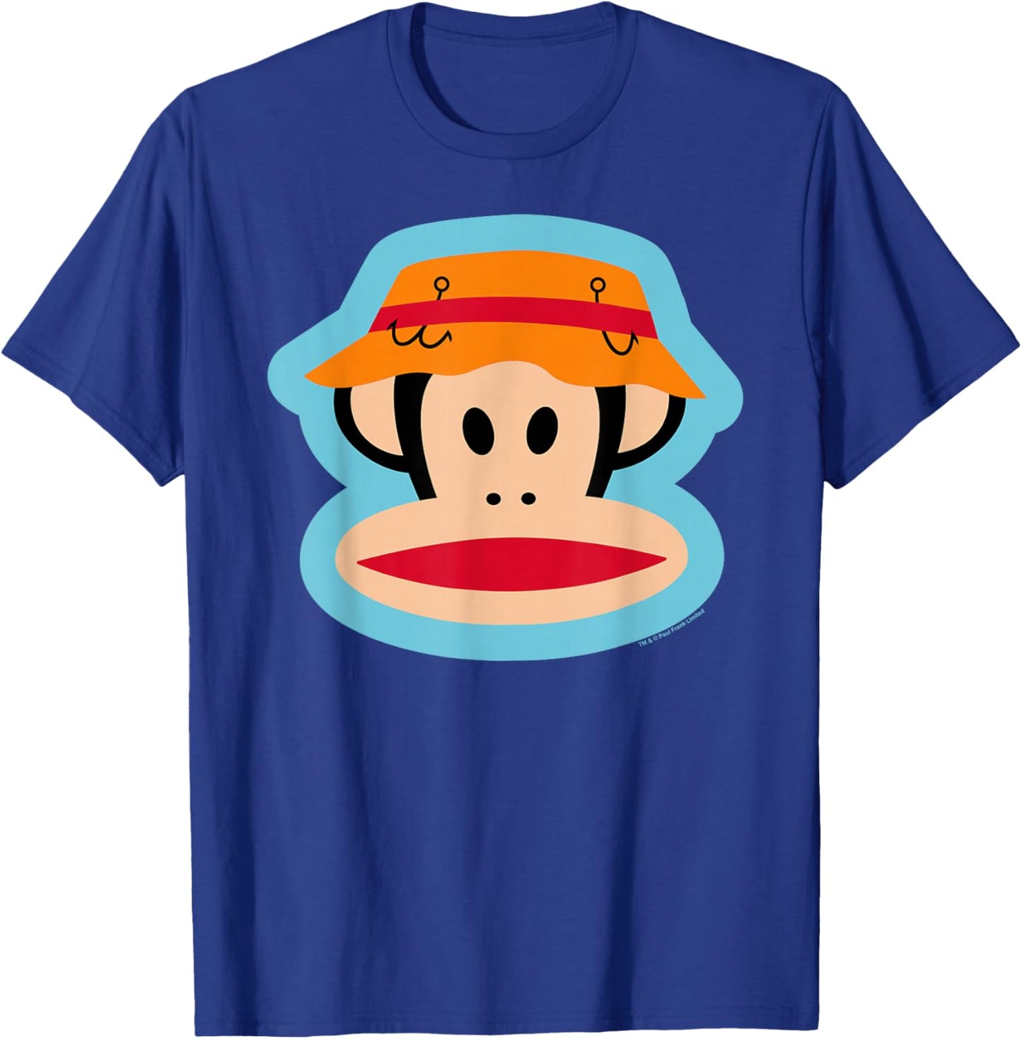 Paul Frank Julius The Monkey Fishing Hat T-Shirt - T-Shirt | Royal