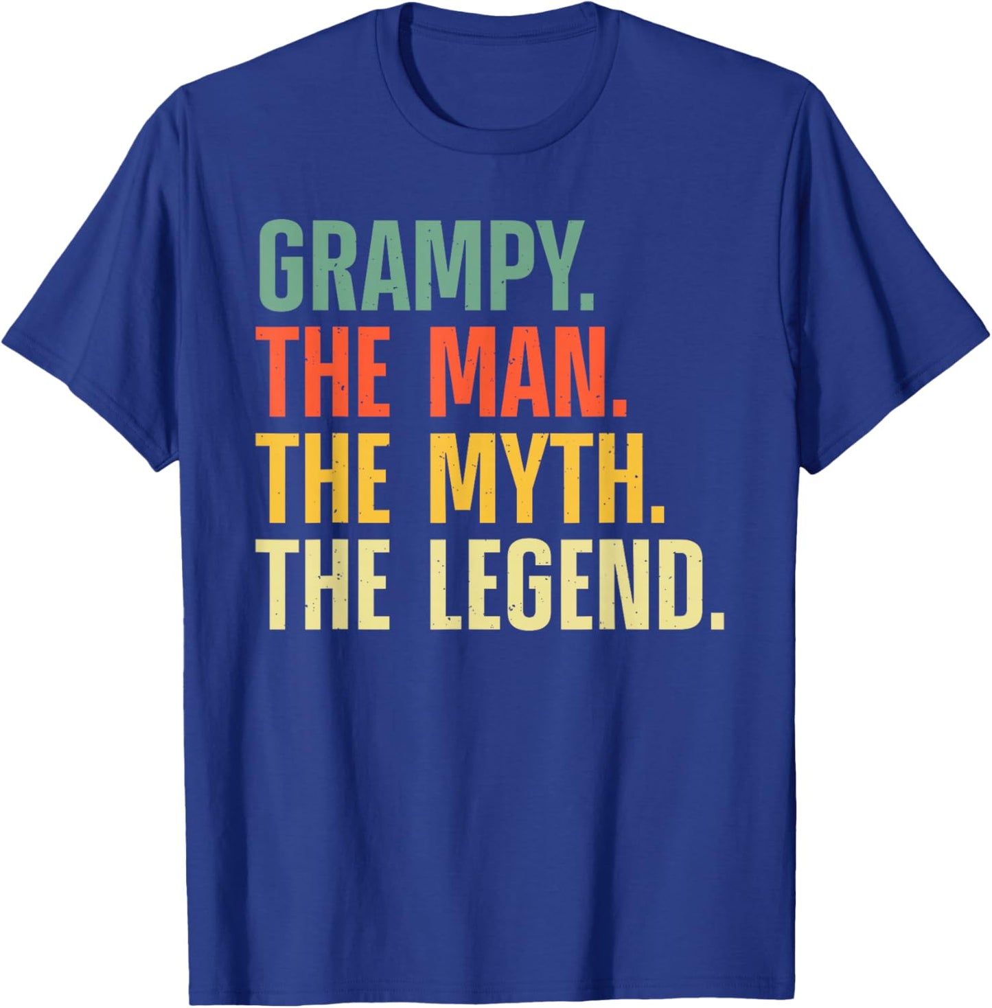 Grampy Design For Grandpa Grandfather From Grandkids Grampy T-Shirt - T-Shirt | Royal
