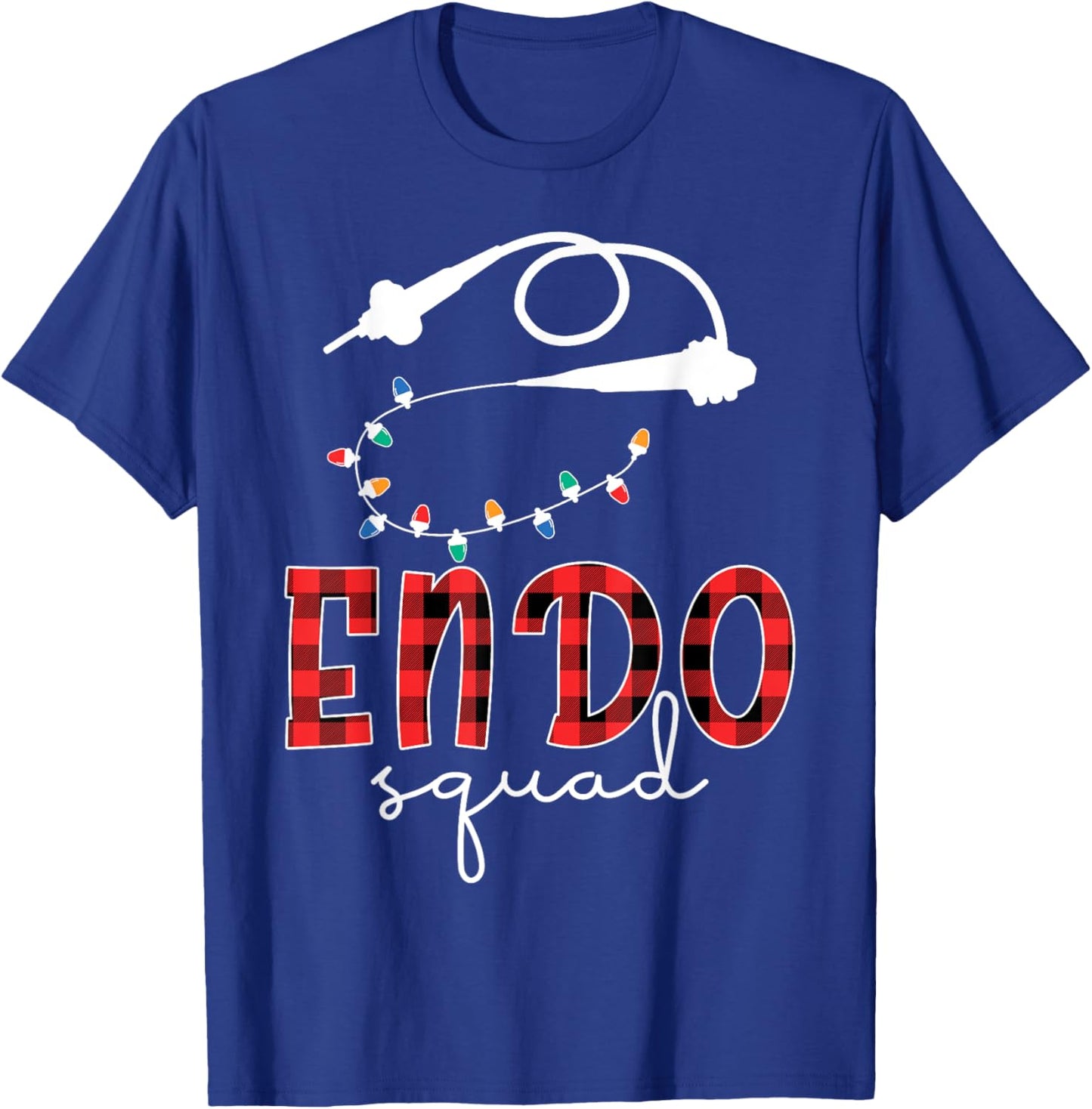 Endo Squad Endoscopy Endo Nurse Tech Crew Christmas T-Shirt - T-Shirt | Royal