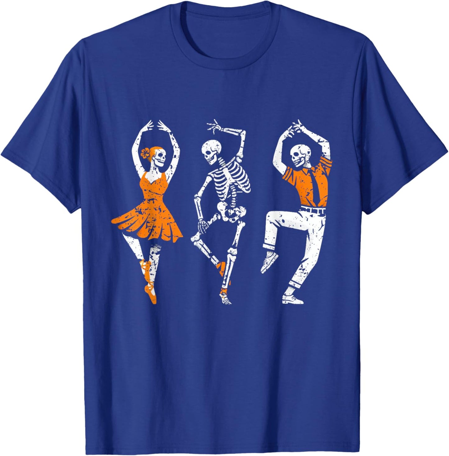 Skeleton Dance Teacher tap, step, or clog, Ballet Dancer T-Shirt - T-Shirt | Royal