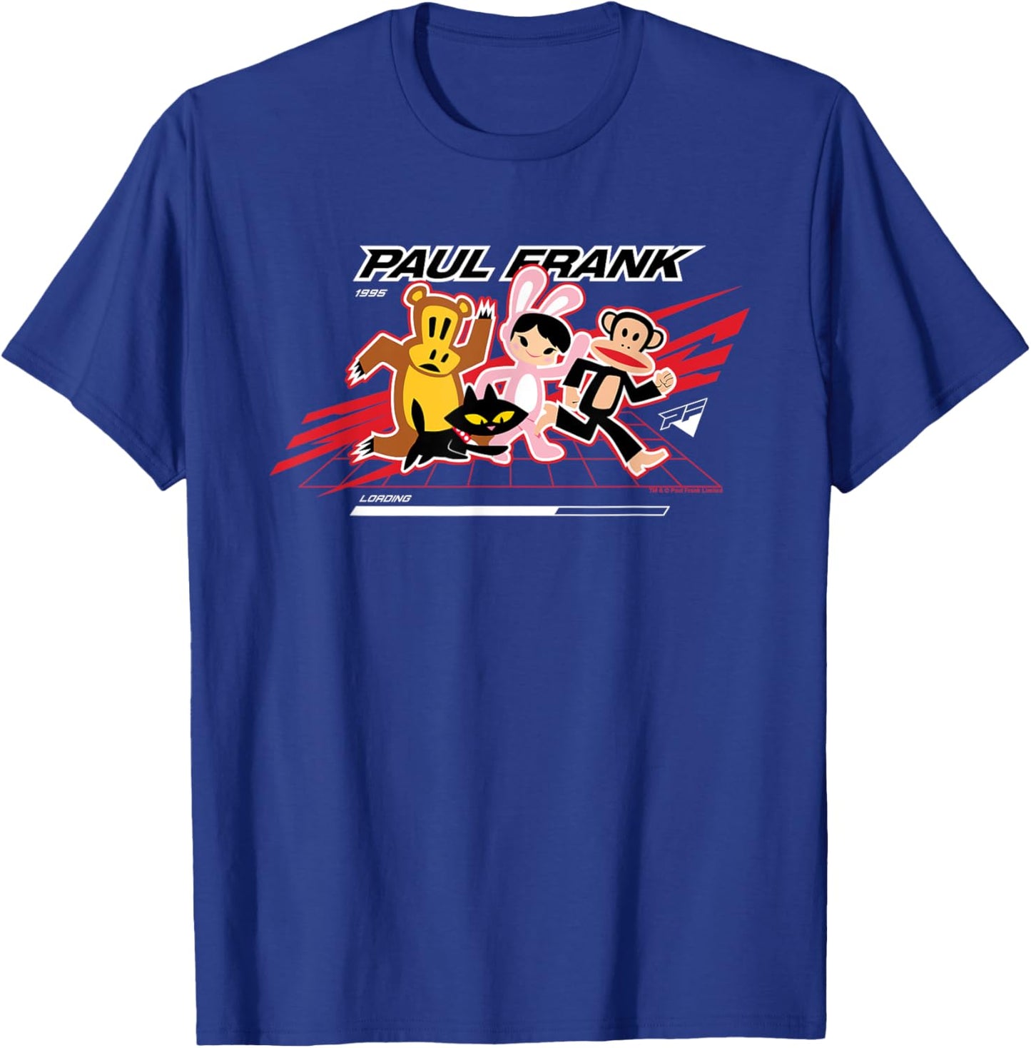 Paul Frank Gaming Julius The Monkey & Co Loading Screen T-Shirt - T-Shirt | Royal