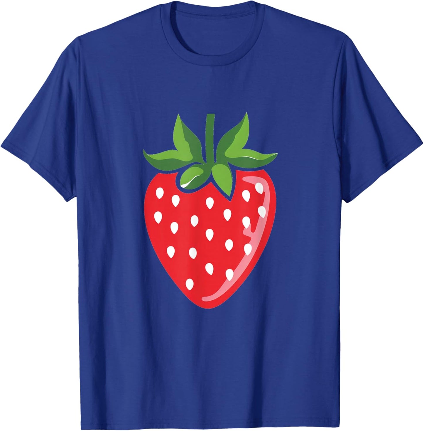 Strawberry - Funny Strawberry Fruit T-Shirt - T-Shirt | Royal
