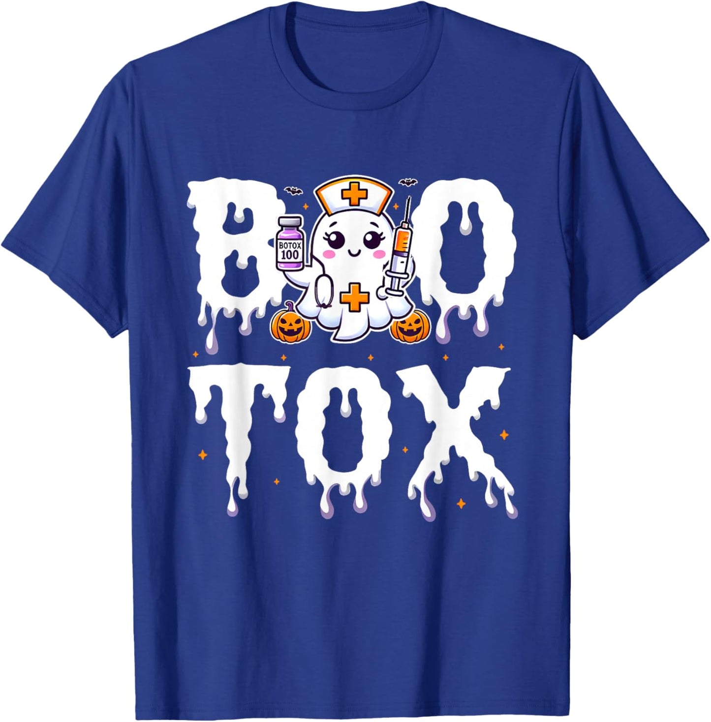BOO-Tox Nurse Injector Halloween Filler Botox Dysport T-Shirt - T-Shirt | Royal