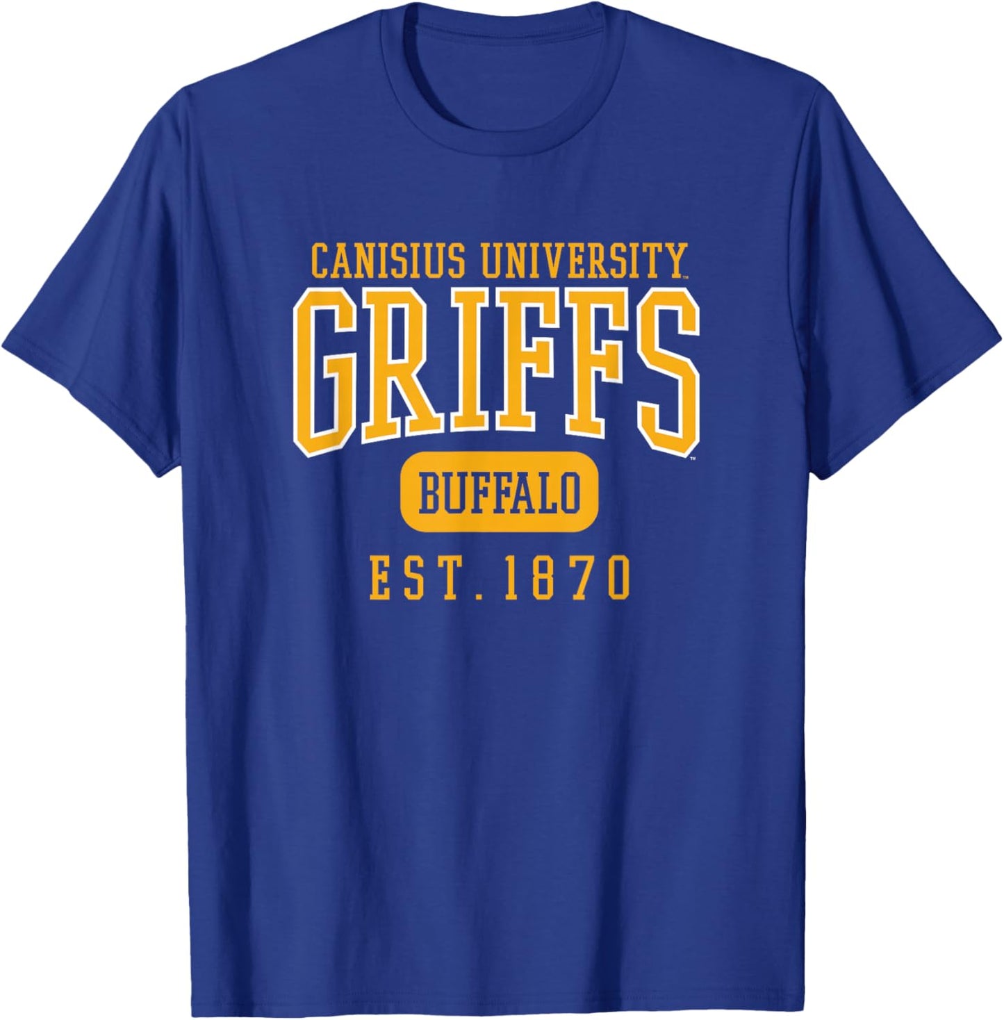 Canisius University Golden Griffins Est. Date T-Shirt - T-Shirt | Royal