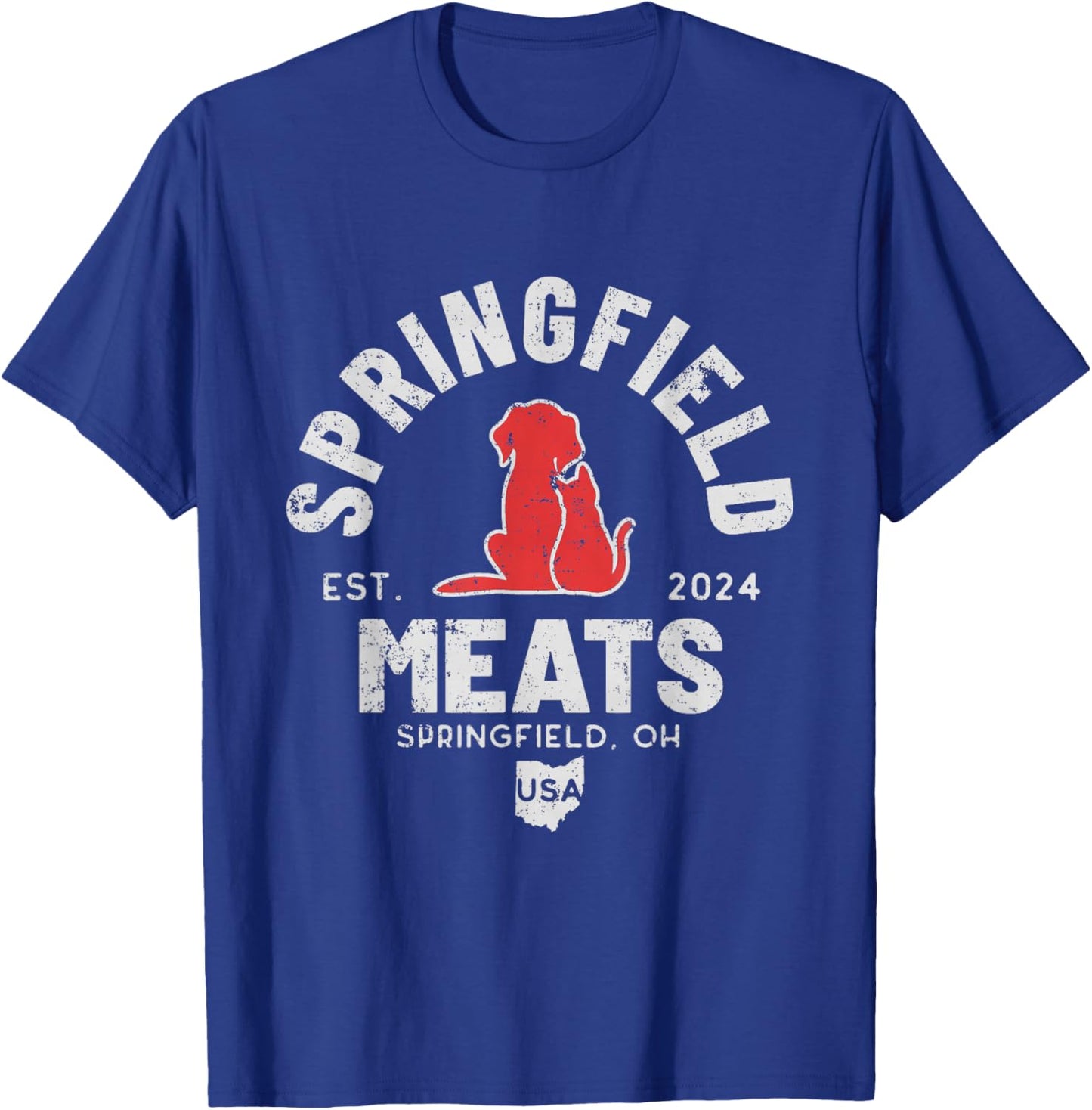 They're Eating The Dogs Springfield Ohio Election T-Shirt - T-Shirt | Royal