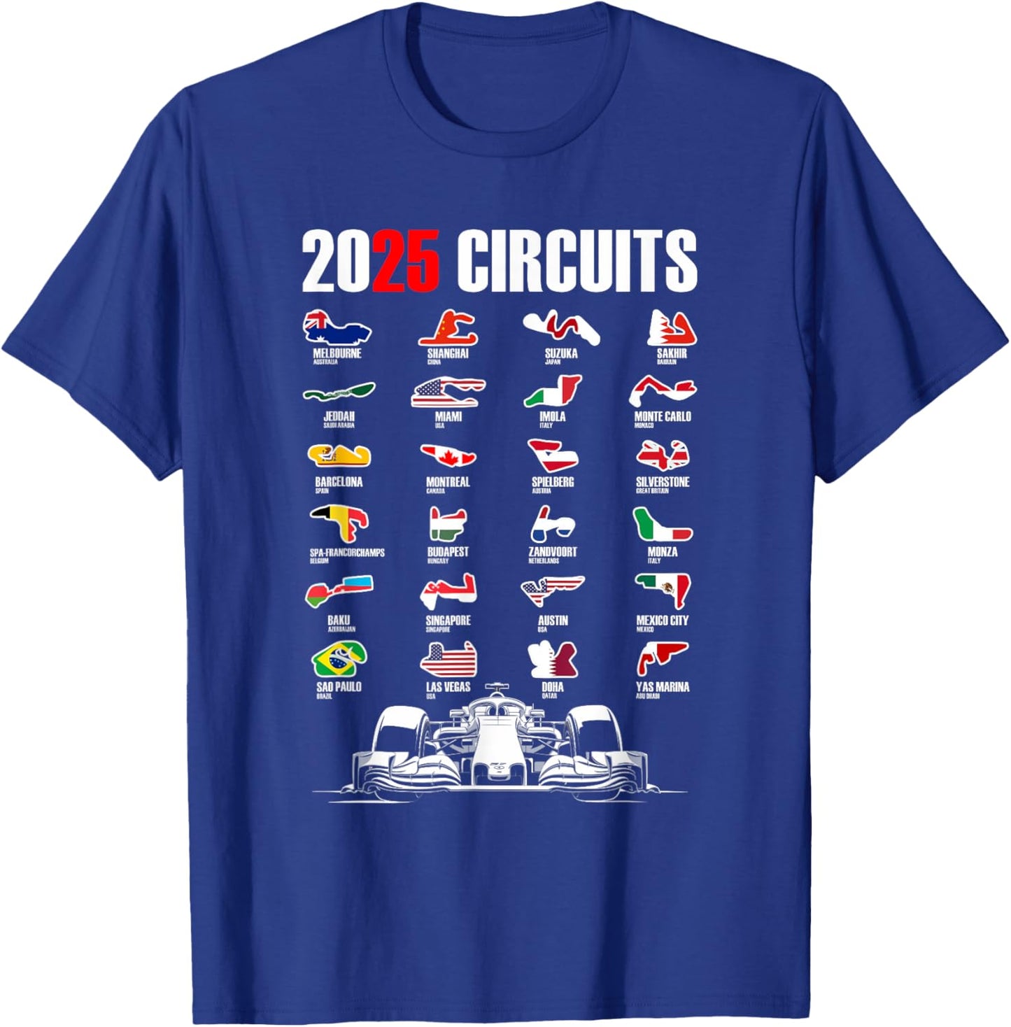 Racing Country Pit Crew Costume Car Auto Car Race T-Shirt - T-Shirt | Royal