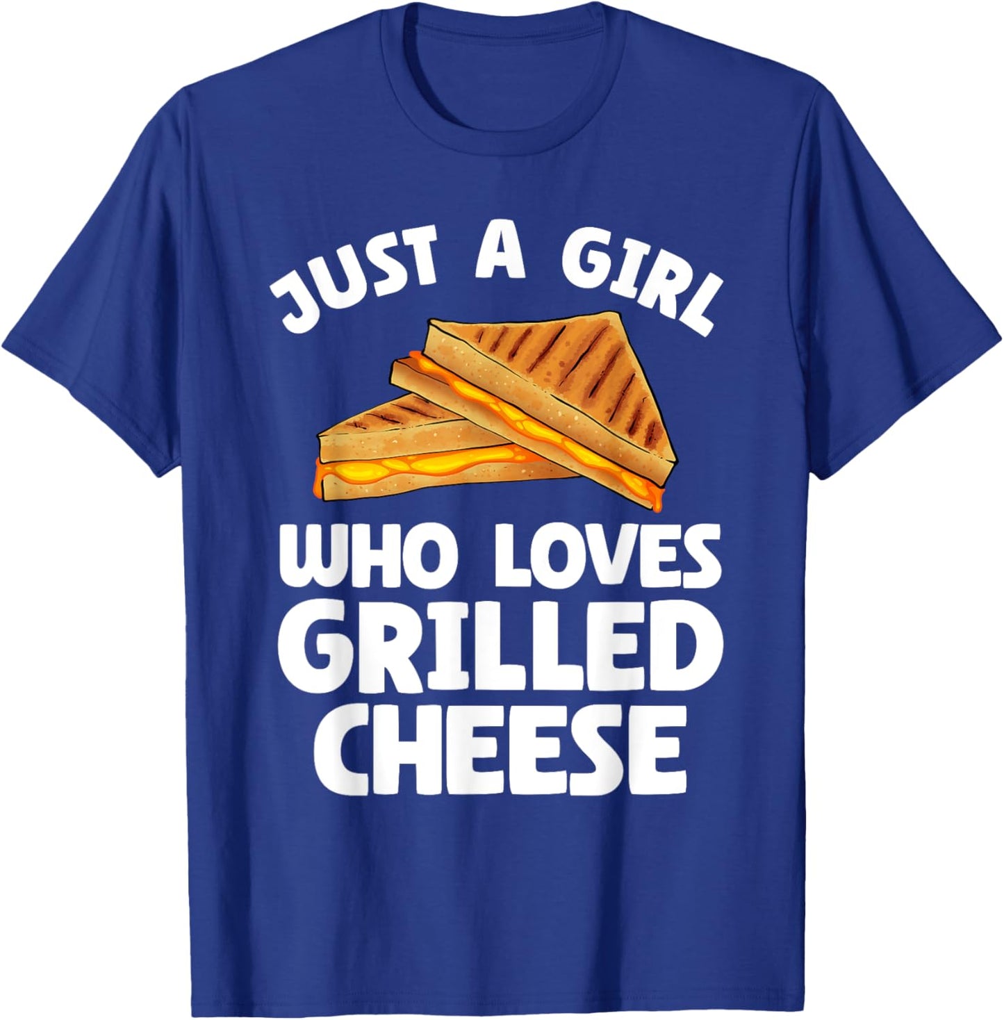Grilled Cheese Art For Girls Women Grilled Cheese Sandwich T-Shirt - T-Shirt | Royal