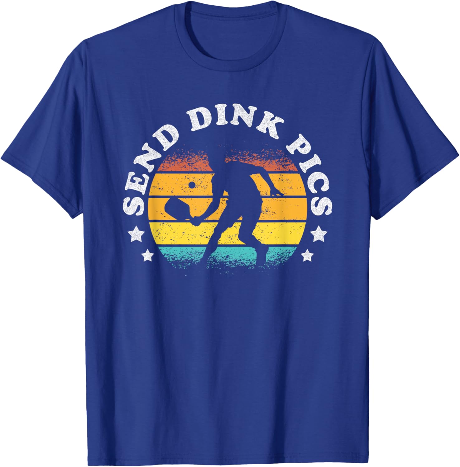 Send Dink Pics Funny Pickleball T-Shirt - T-Shirt | Royal