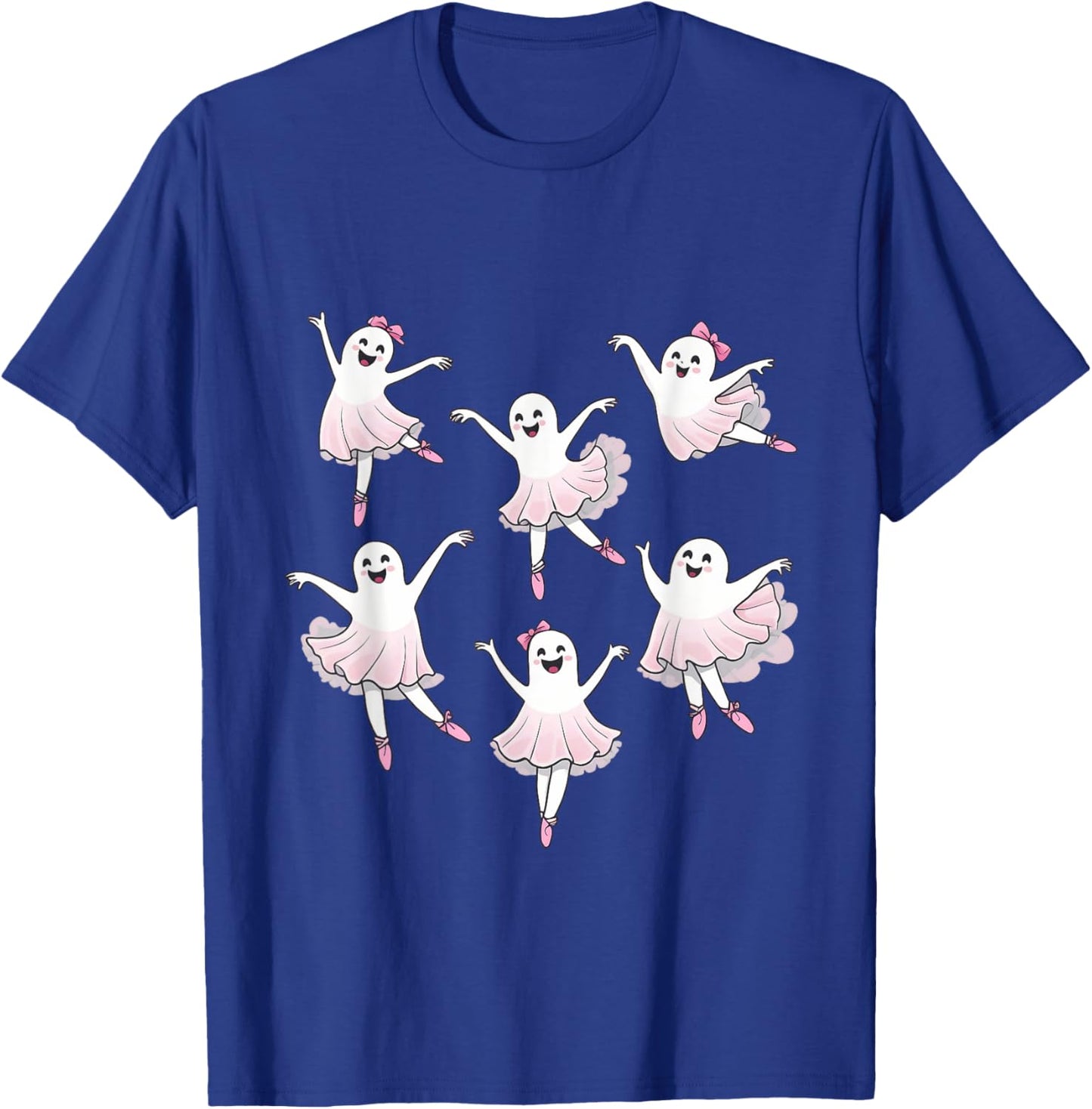 Ballerina Ghosts Ballet Ghost Dancer Spooky Dance Halloween T-Shirt - T-Shirt | Royal