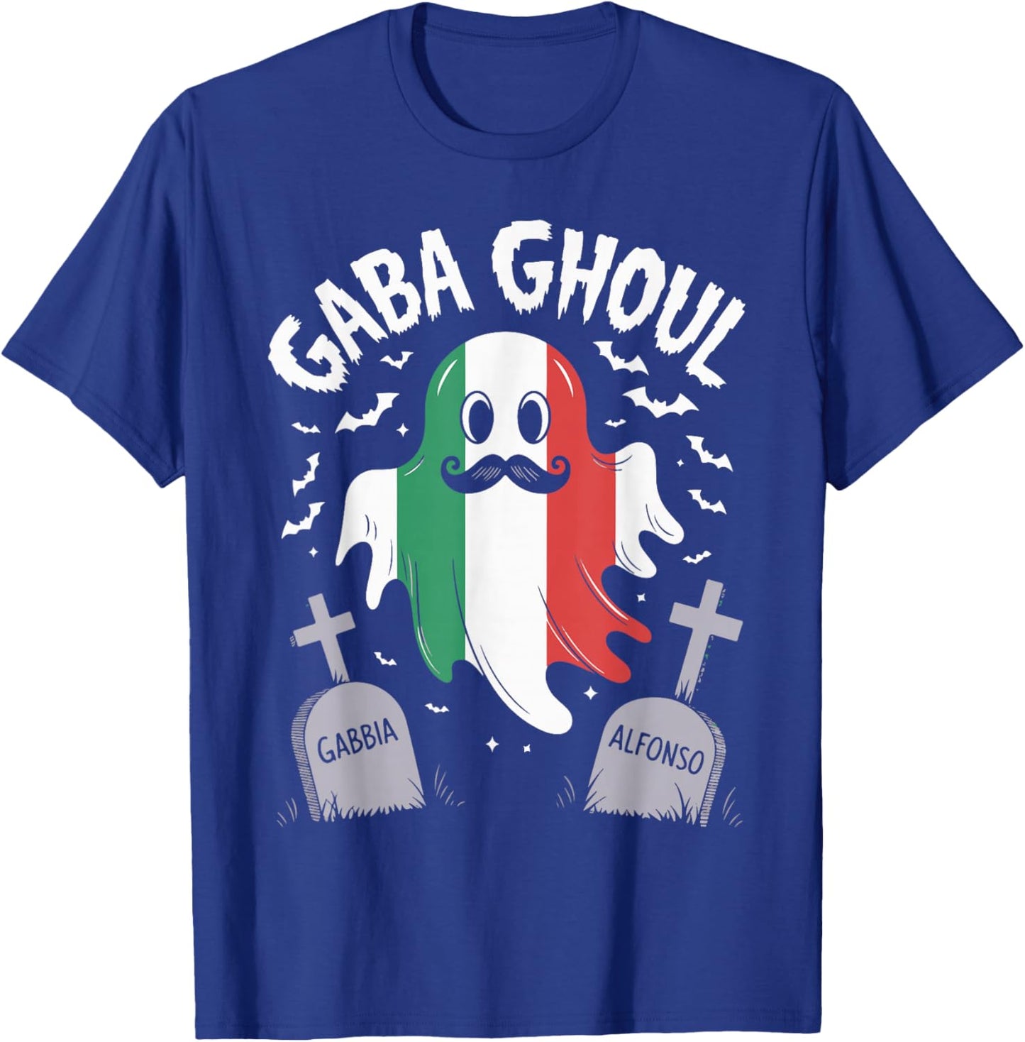 GABA Ghoul Halloween Costume Ghost Funny Italian Gabagool T-Shirt - T-Shirt | Royal