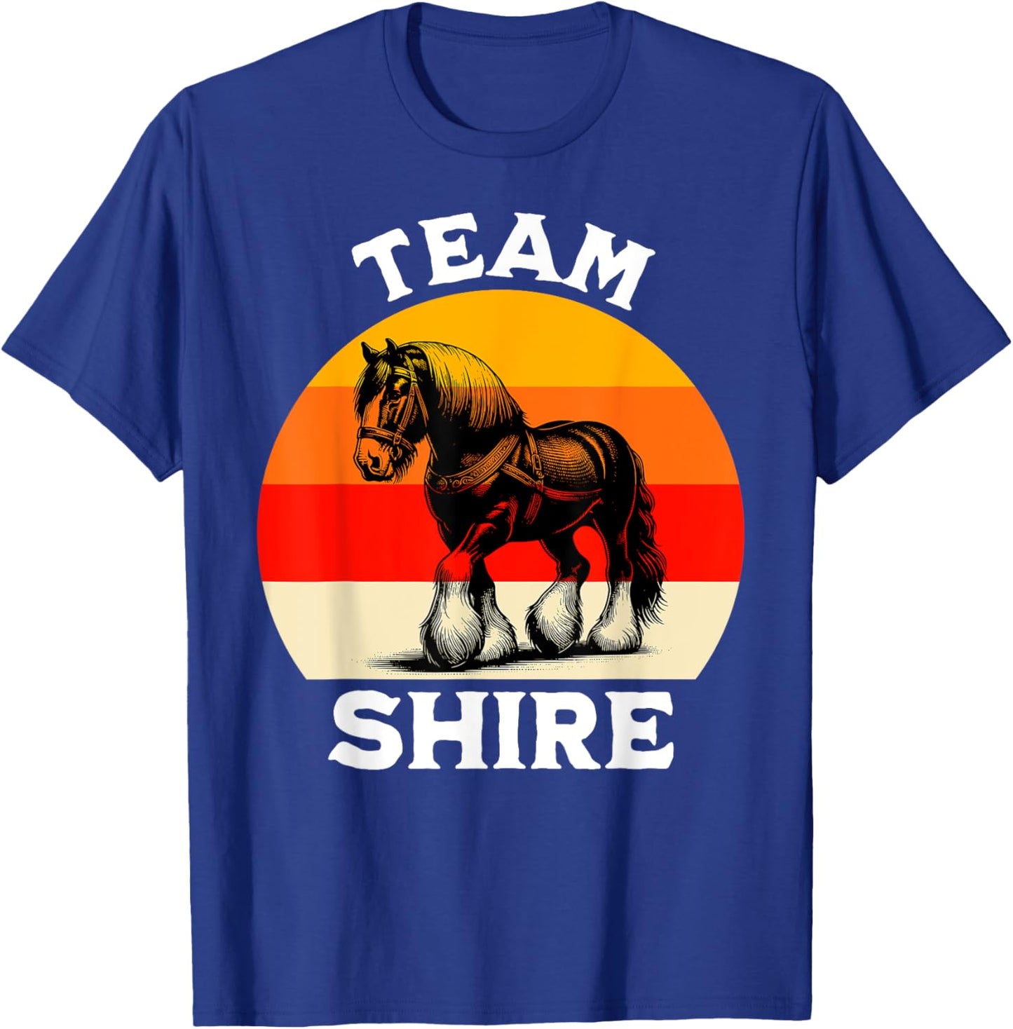 Shire Horse Team American Shire Horse T-Shirt - T-Shirt | Royal