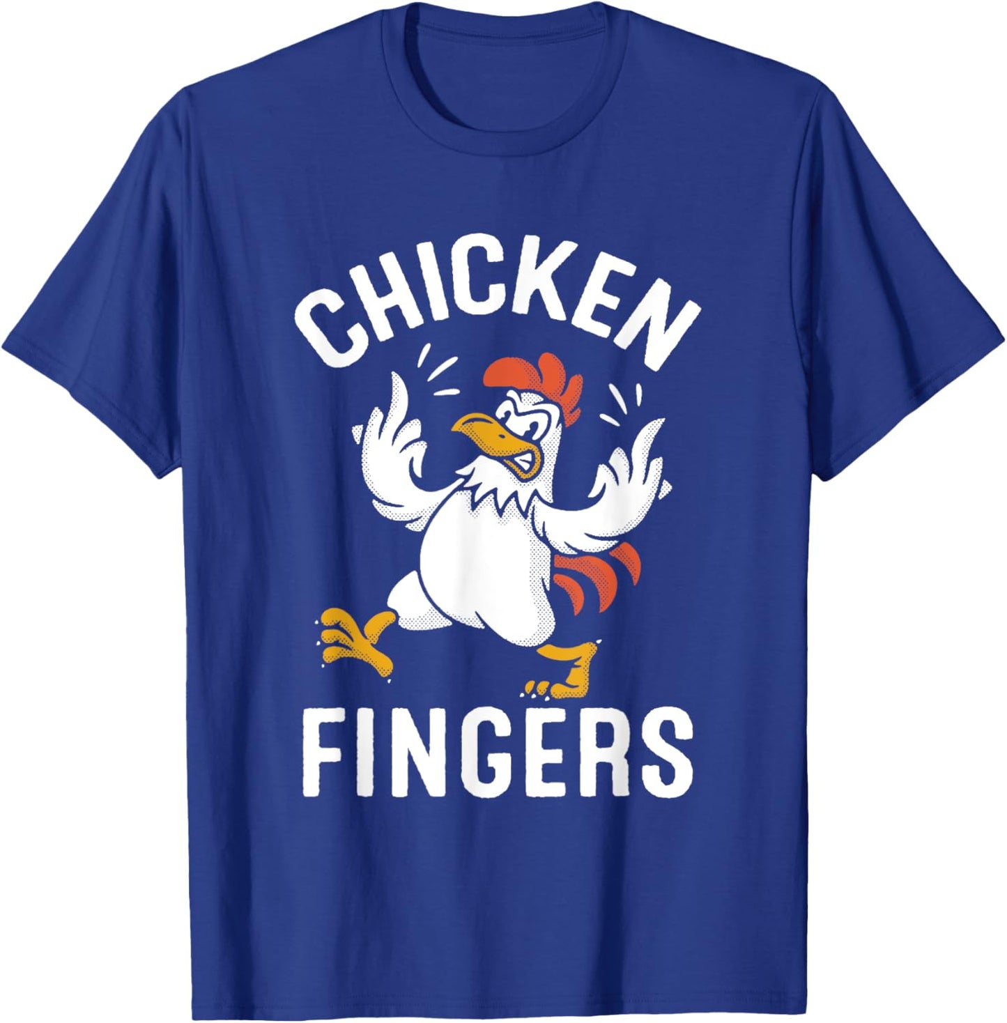 Chicken Fingers Funny Middle Finger Animal T-Shirt - T-Shirt | Royal