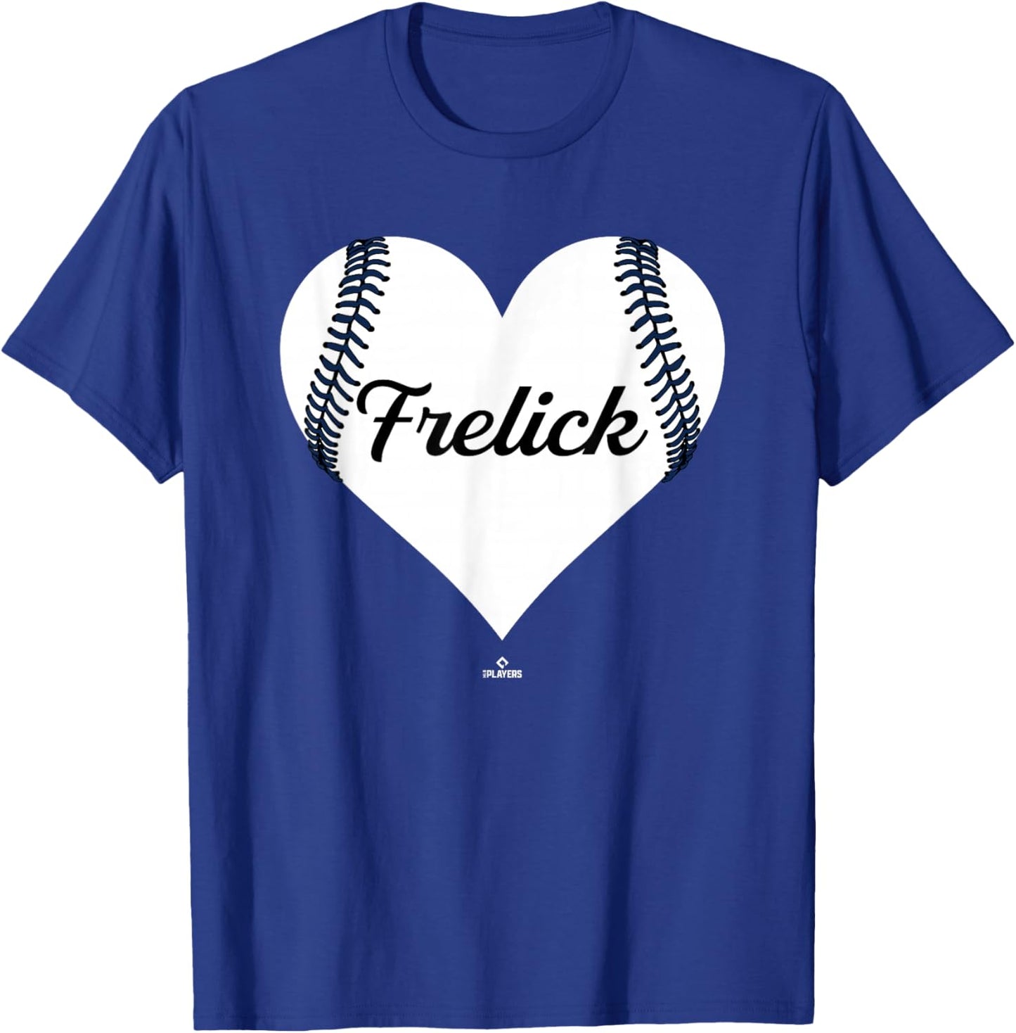 Baseball Heart Sal Frelick Prospect Baseball Fan Gear T-Shirt - T-Shirt | Royal
