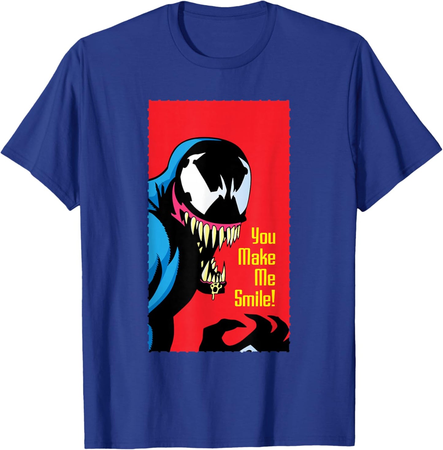 Marvel Retro ’90s Valentine’s Day Card Spider-Man Venom T-Shirt - T-Shirt | Royal