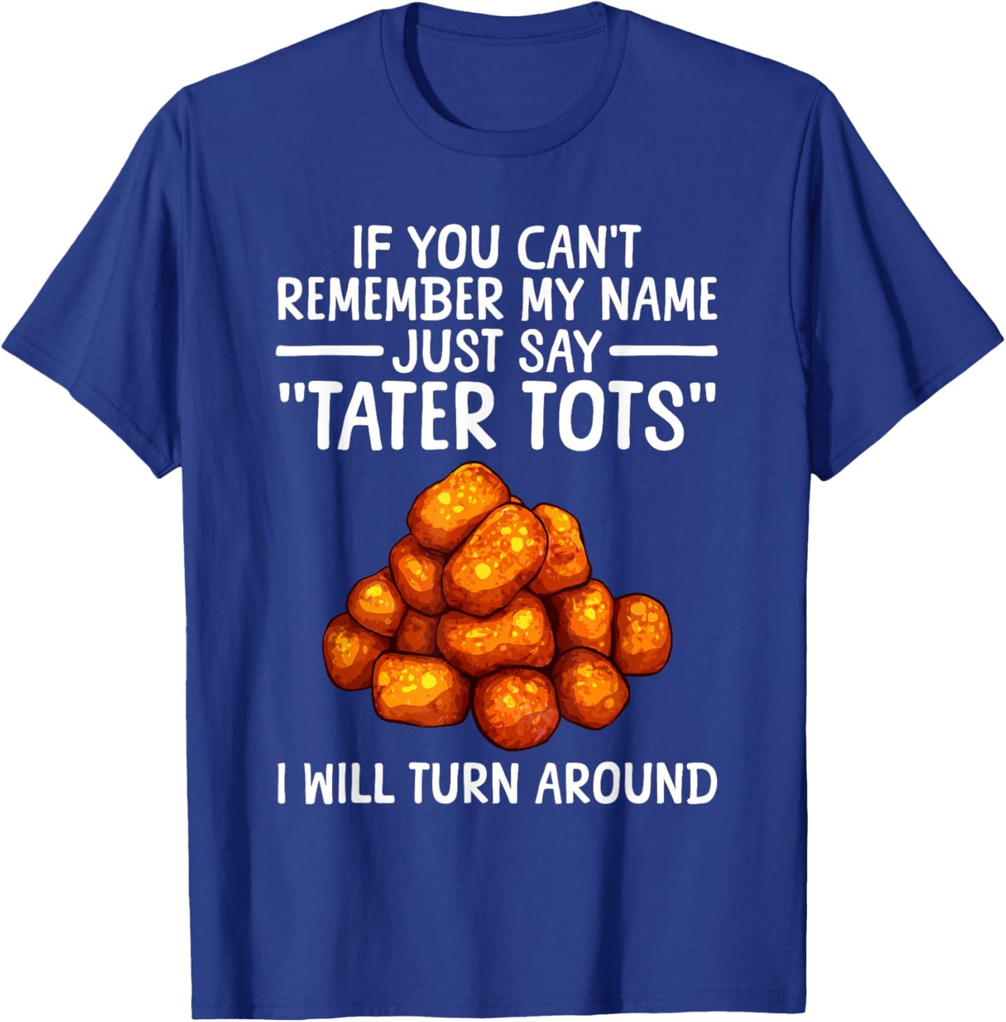 Tater Tot Design Women Kids Potato Tater Tot Lover T-Shirt - T-Shirt | Royal