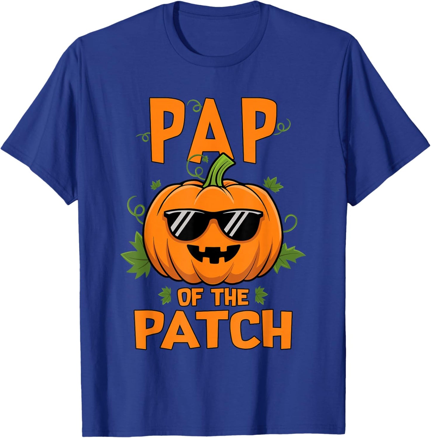 Pumpkin Pap of the Patch Family Matching Halloween T-Shirt - T-Shirt | Royal