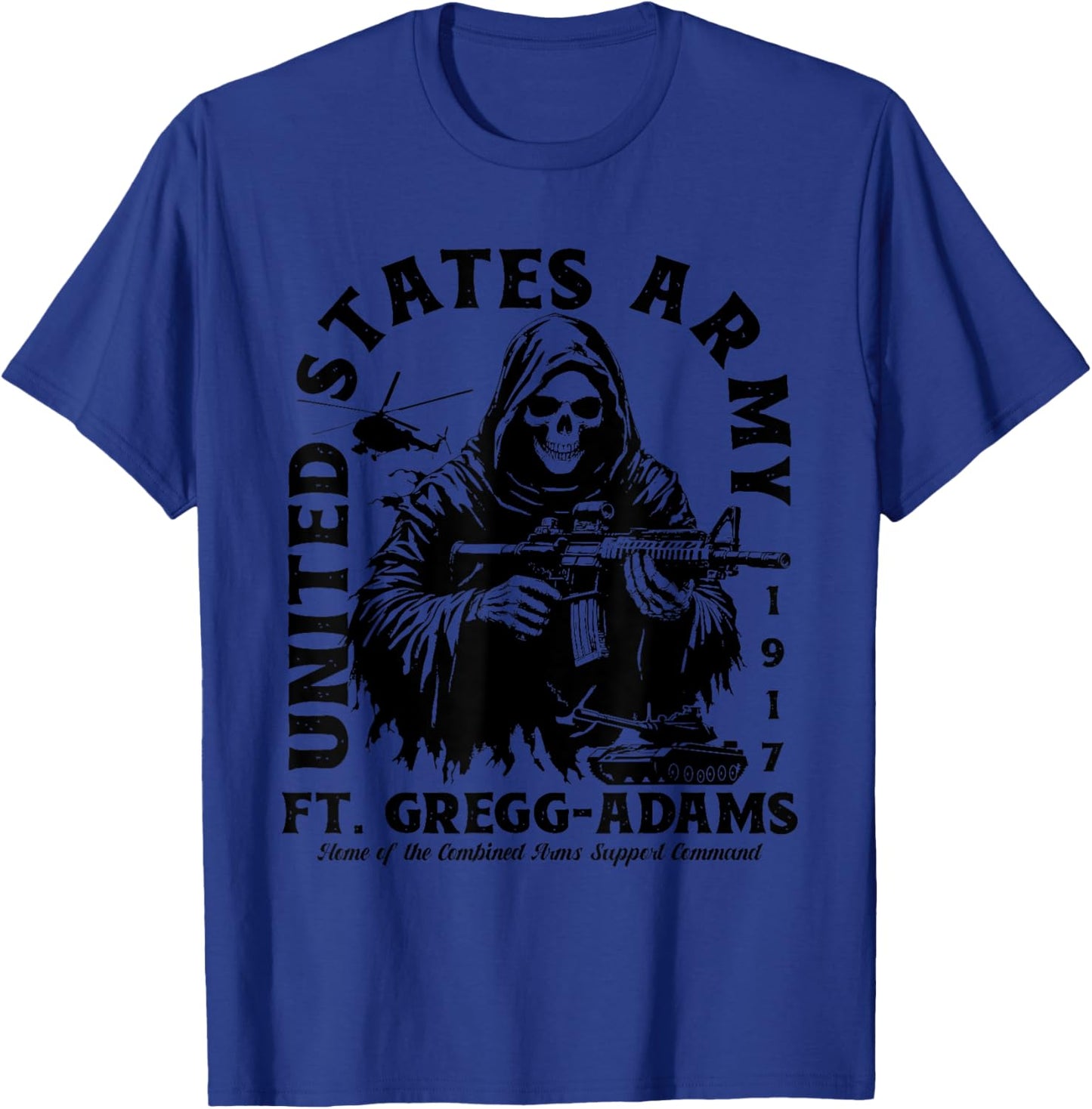 Fort Gregg-Adams US Military Base Virginia VA Ft Gregg-Adams T-Shirt - T-Shirt | Royal