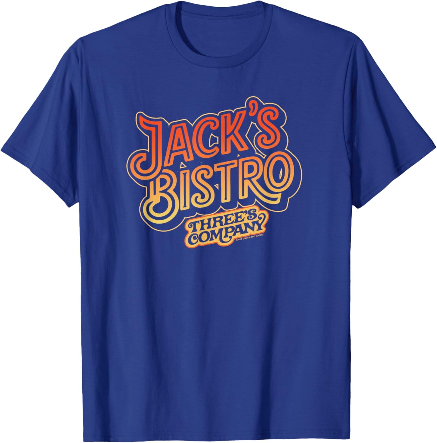 Jack's Bistro Retro Three's Company Jack Tripper Vintage T-Shirt - T-Shirt | Royal