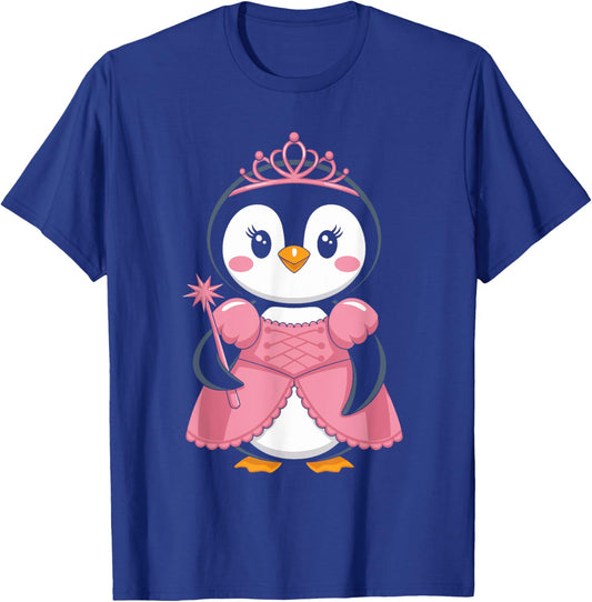 Penguin Halloween Cute Princess Penguin Costume T-Shirt - T-Shirt | Royal
