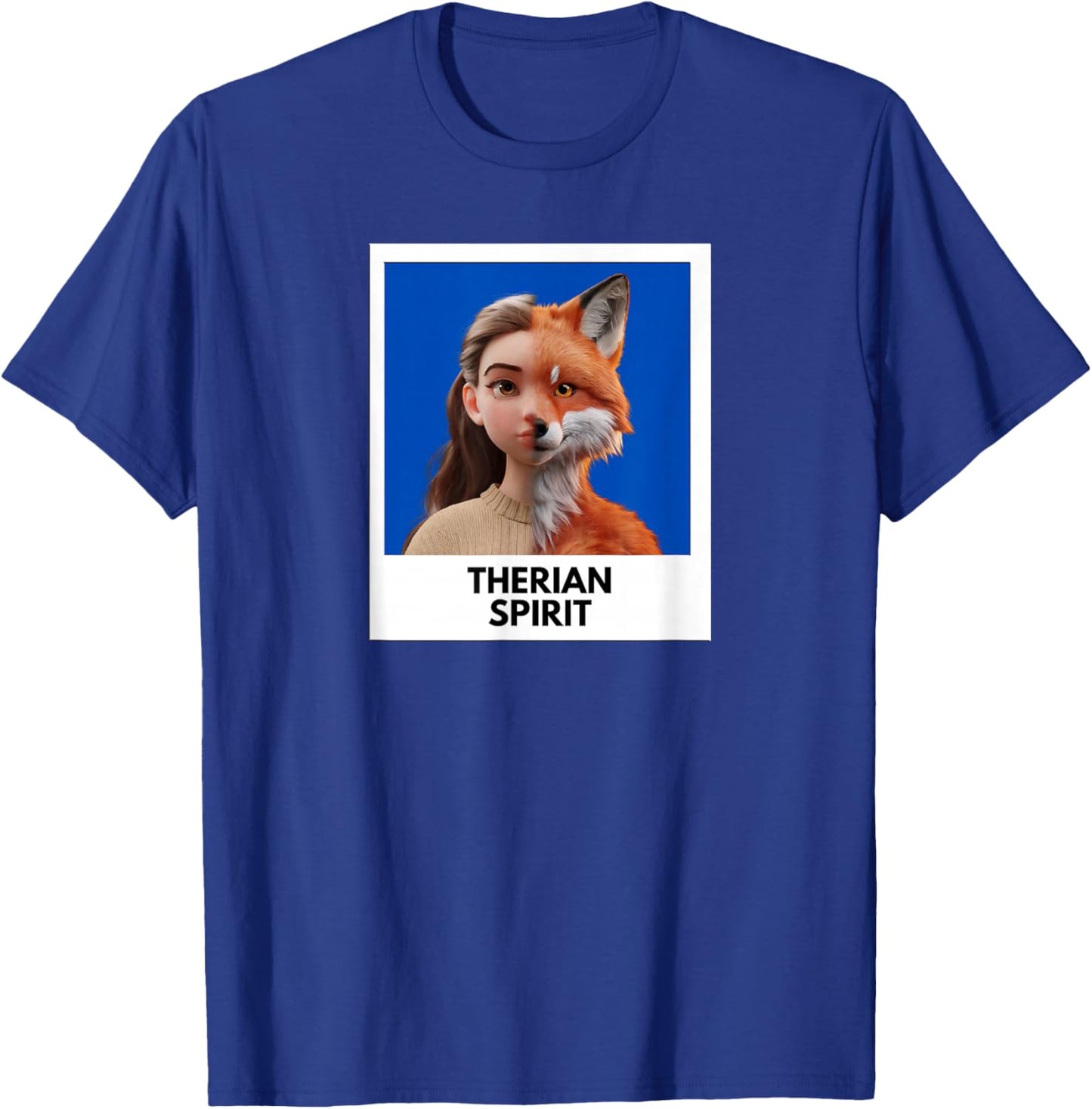 Fox Therian Spirit Photo T-Shirt - T-Shirt | Royal