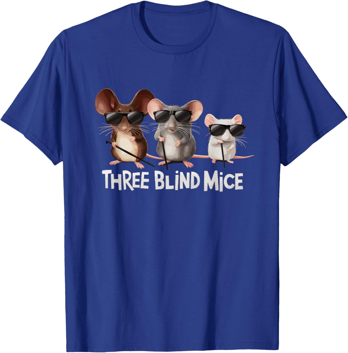 Three Blind Mice Nursery Rhyme Halloween Costume T-Shirt - T-Shirt | Royal