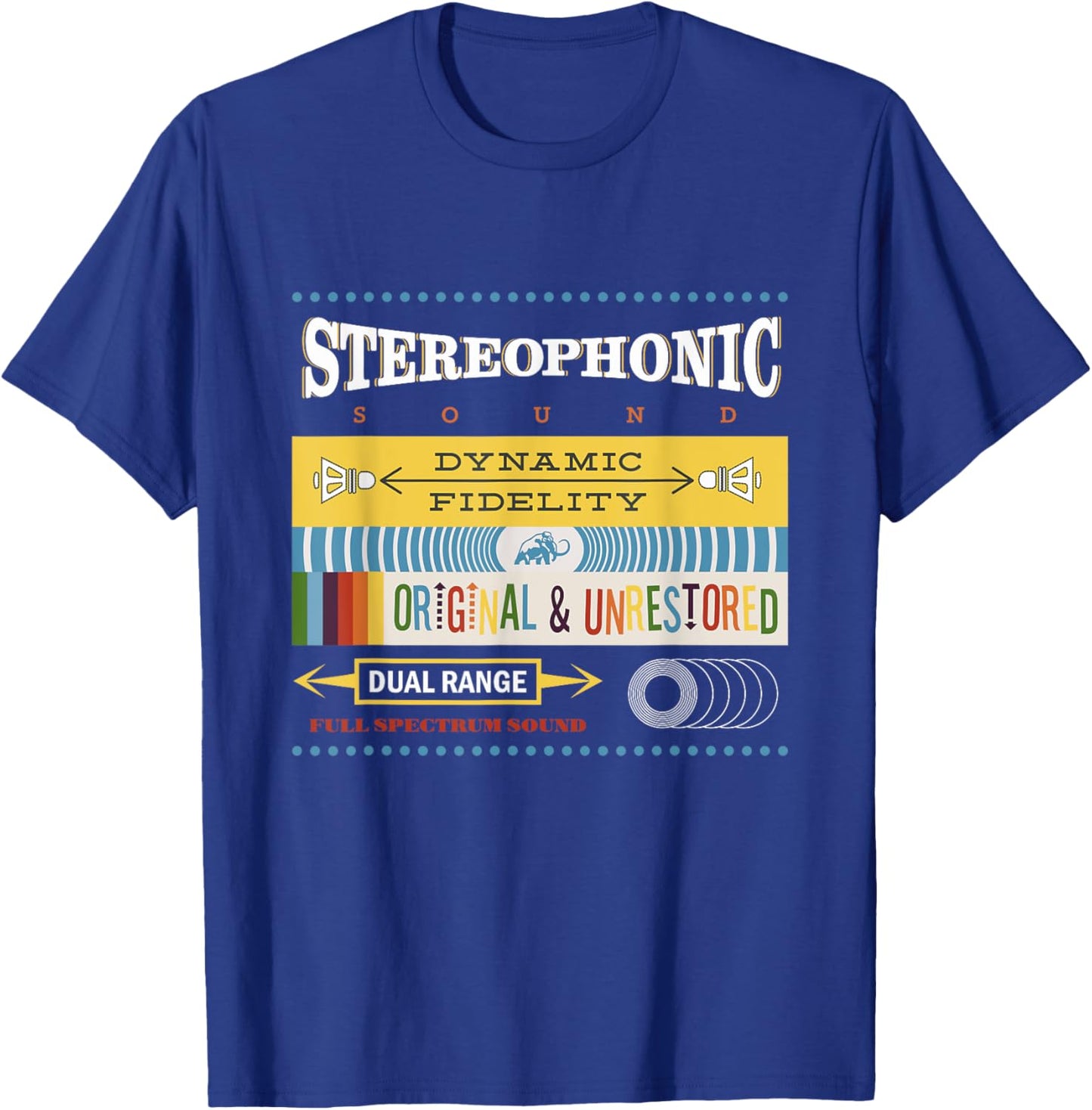 Stereophonic Sound T-Shirt - T-Shirt | Royal