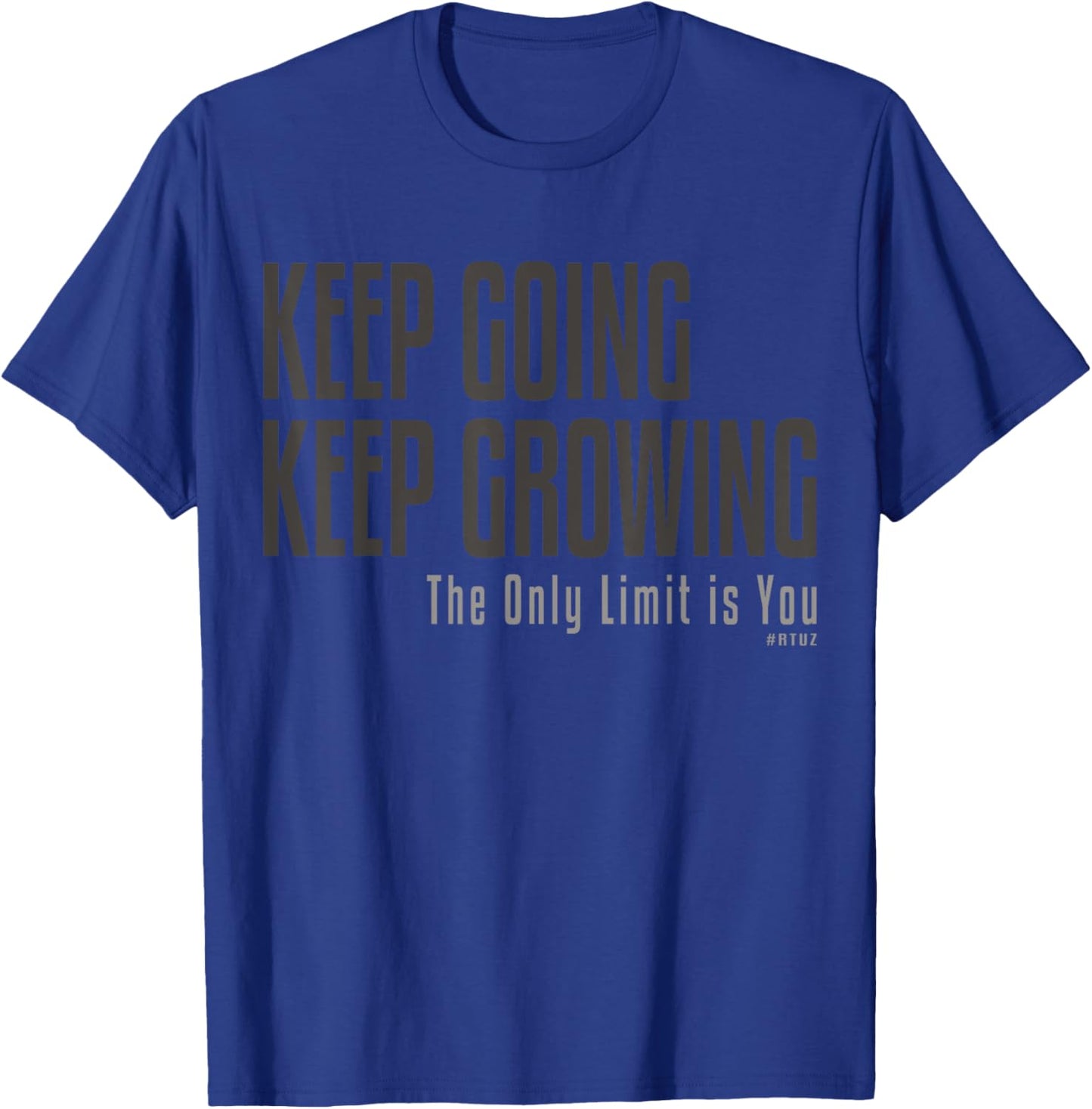 Y2K Fitness Quote Gym Training Discipline Yoga Sport Workout T-Shirt - T-Shirt | Royal