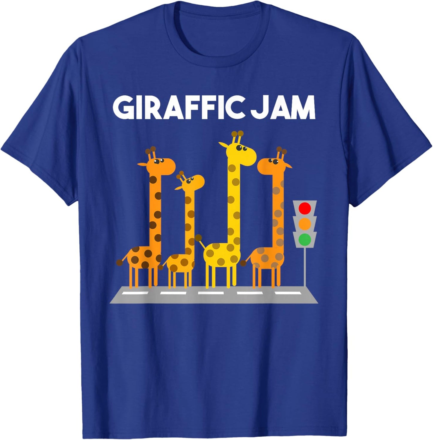 Cute Giraffe Design Women Adult Safari Giraffe Lover T-Shirt - T-Shirt | Royal
