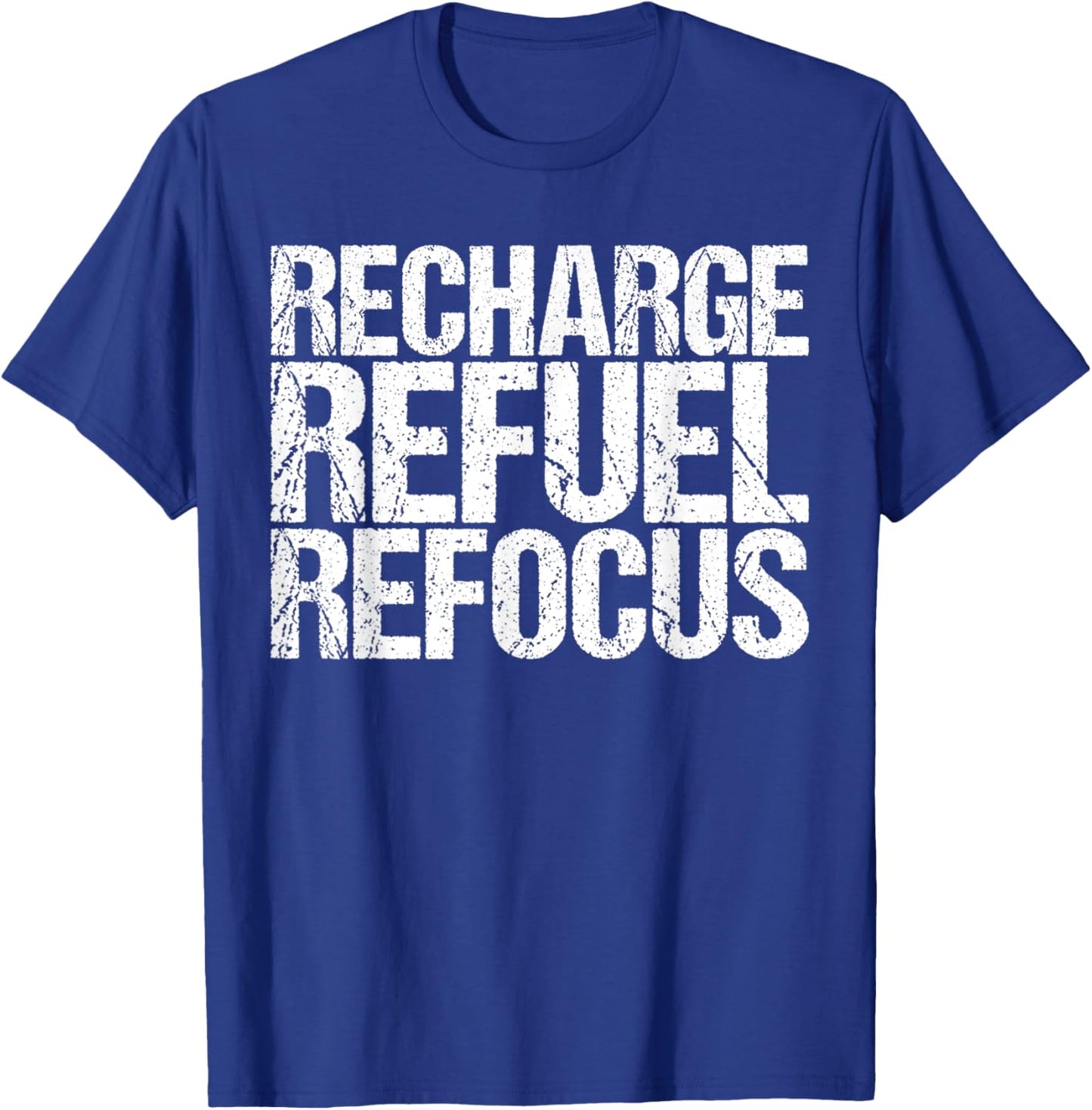 Health Wellness T-Shirt - T-Shirt | Royal