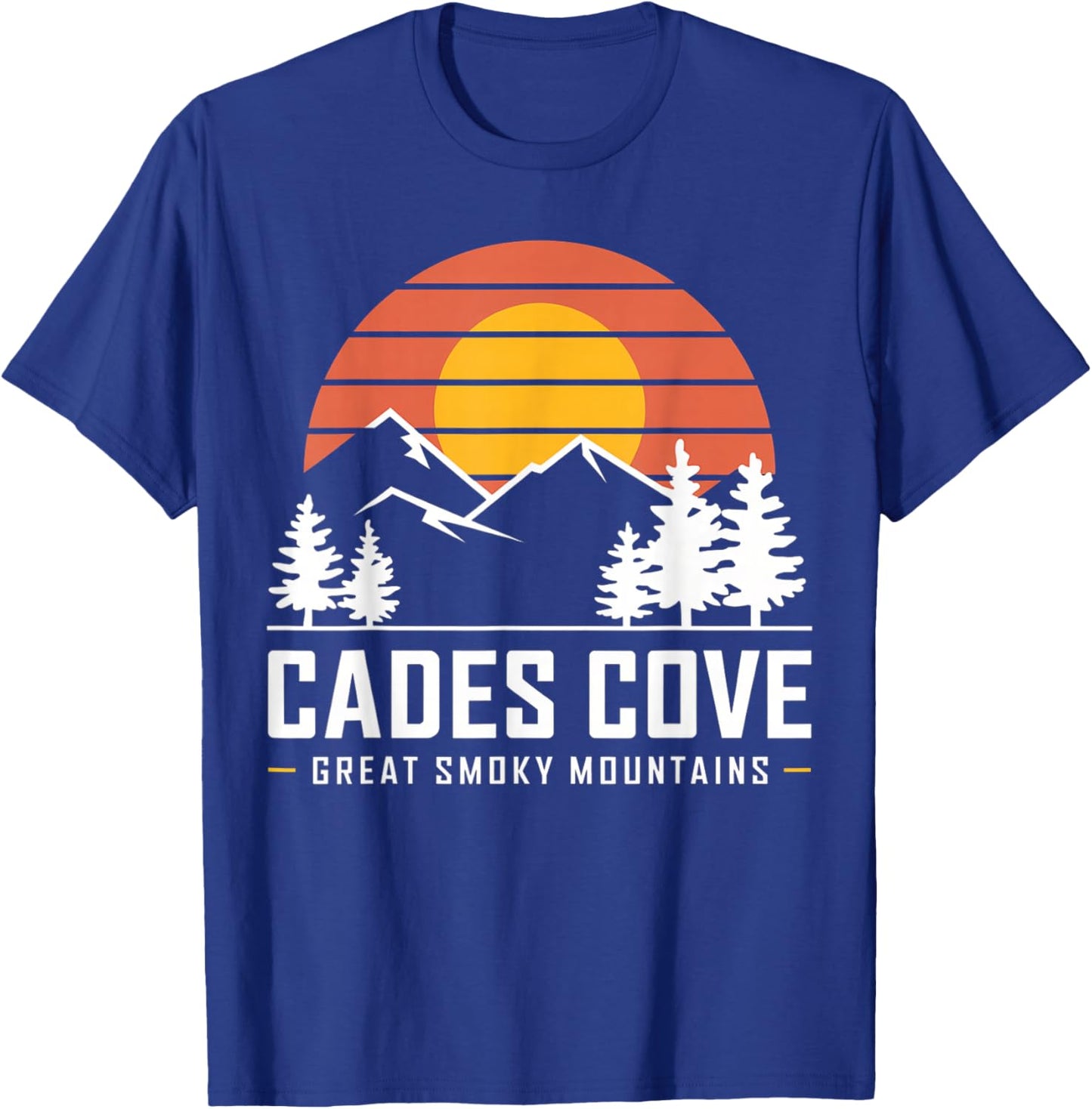 Cades Cove Great Smoky Mountains Tennessee Souvenirs T-Shirt - T-Shirt | Royal