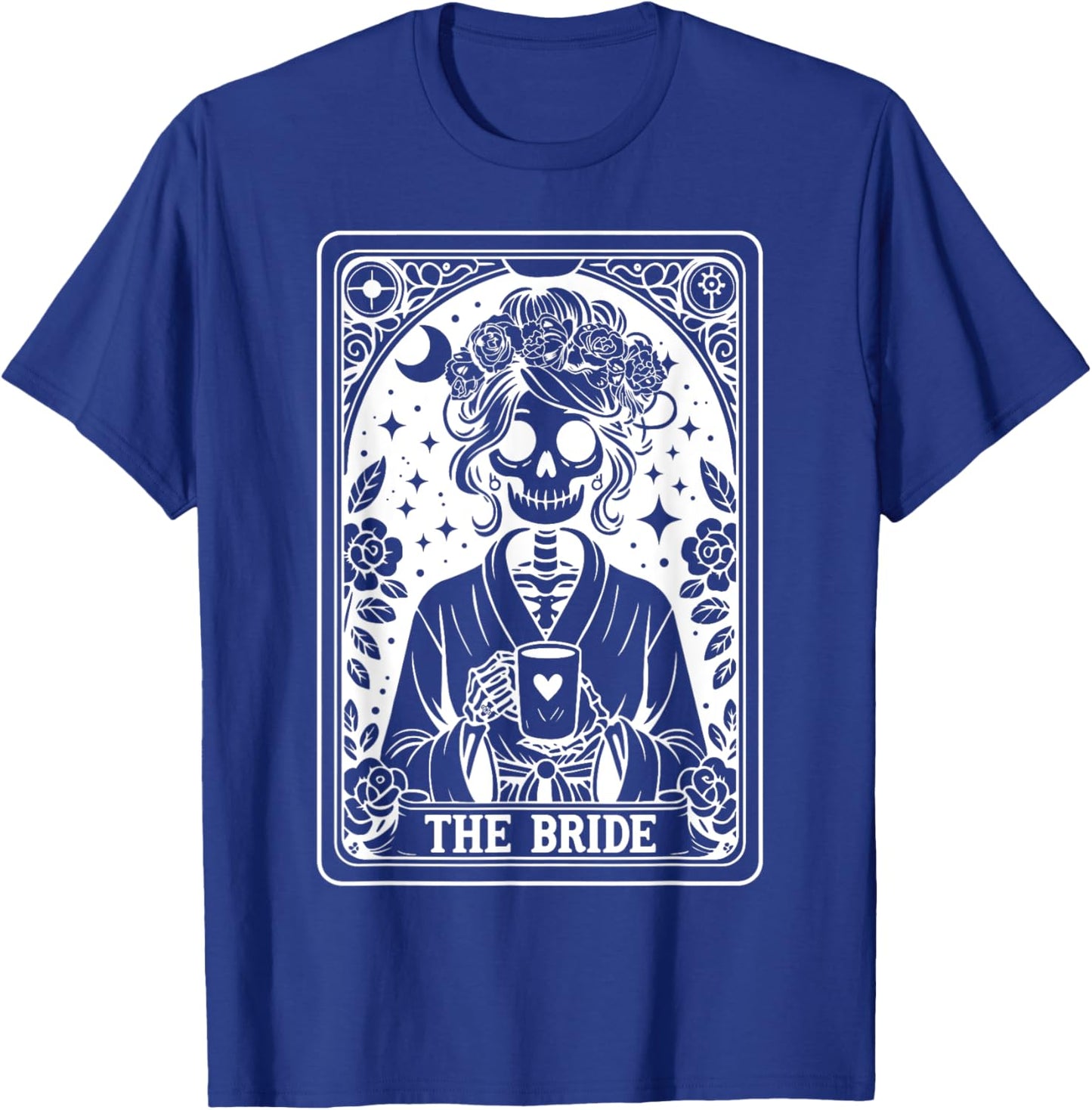 The Bride Tarot Card Bride Coven Gothic Bachelorette T-Shirt - T-Shirt | Royal