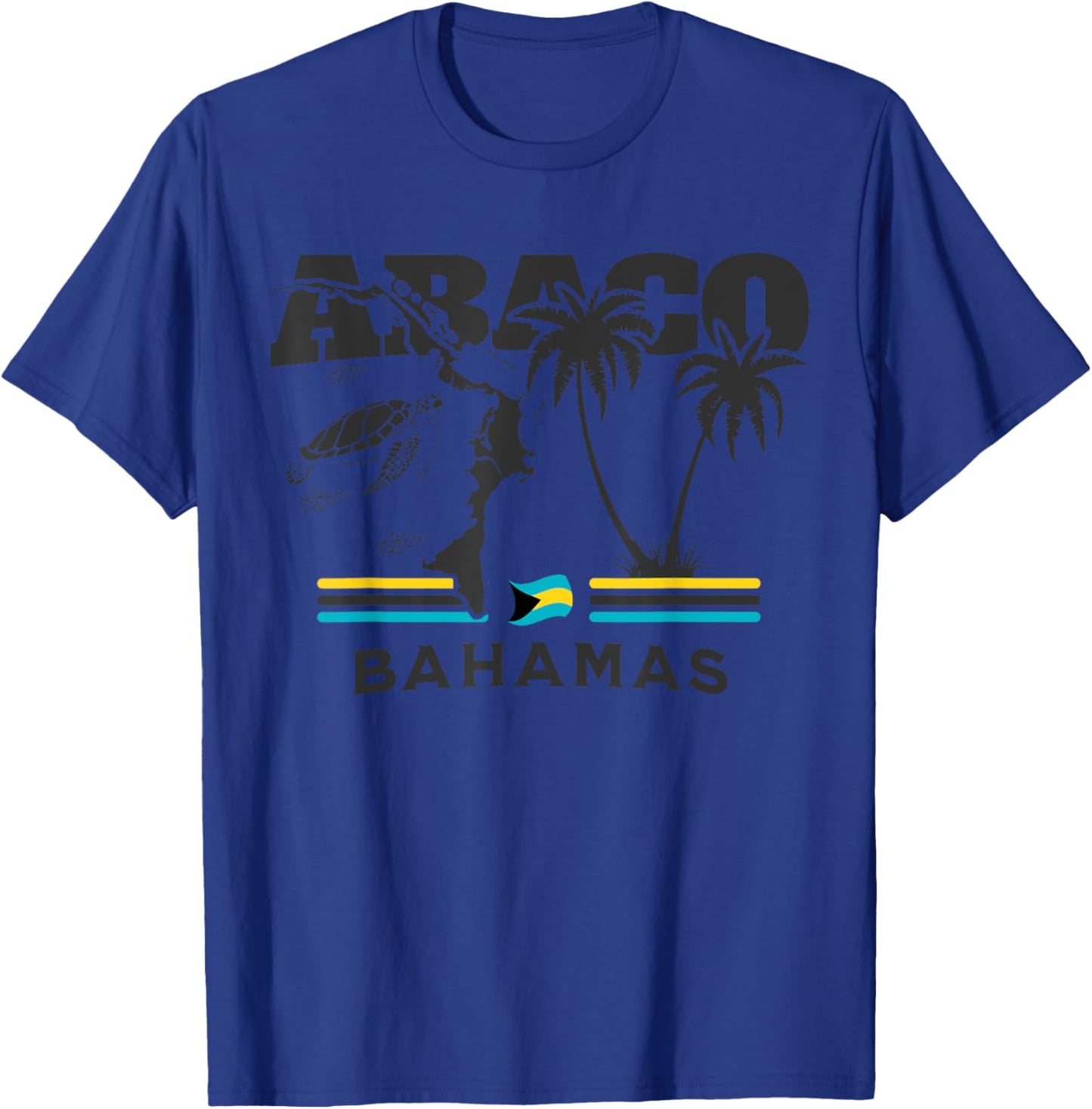 Bahamas Souvenir : Abaco Bahamas Flag Bahamas Independence T-Shirt - T-Shirt | Royal