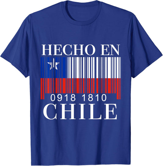 Chile Flag Pride Chilean Funny Camiseta Chilena Mujer Hombre T-Shirt - T-Shirt | Royal