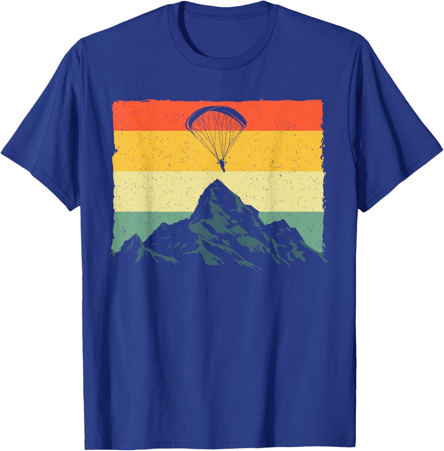 Paragliding Art Women Paramotor Paraglider Skydiving T-Shirt - T-Shirt | Royal